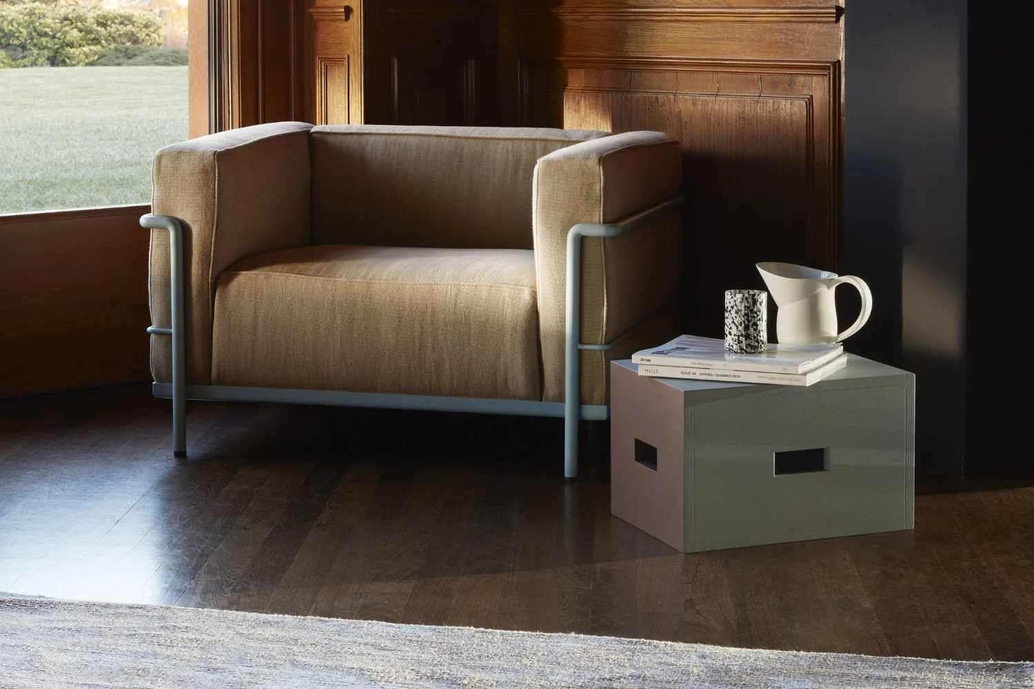 LC14 Tabouret Cabanon, T Brésil, Tabouret R 3