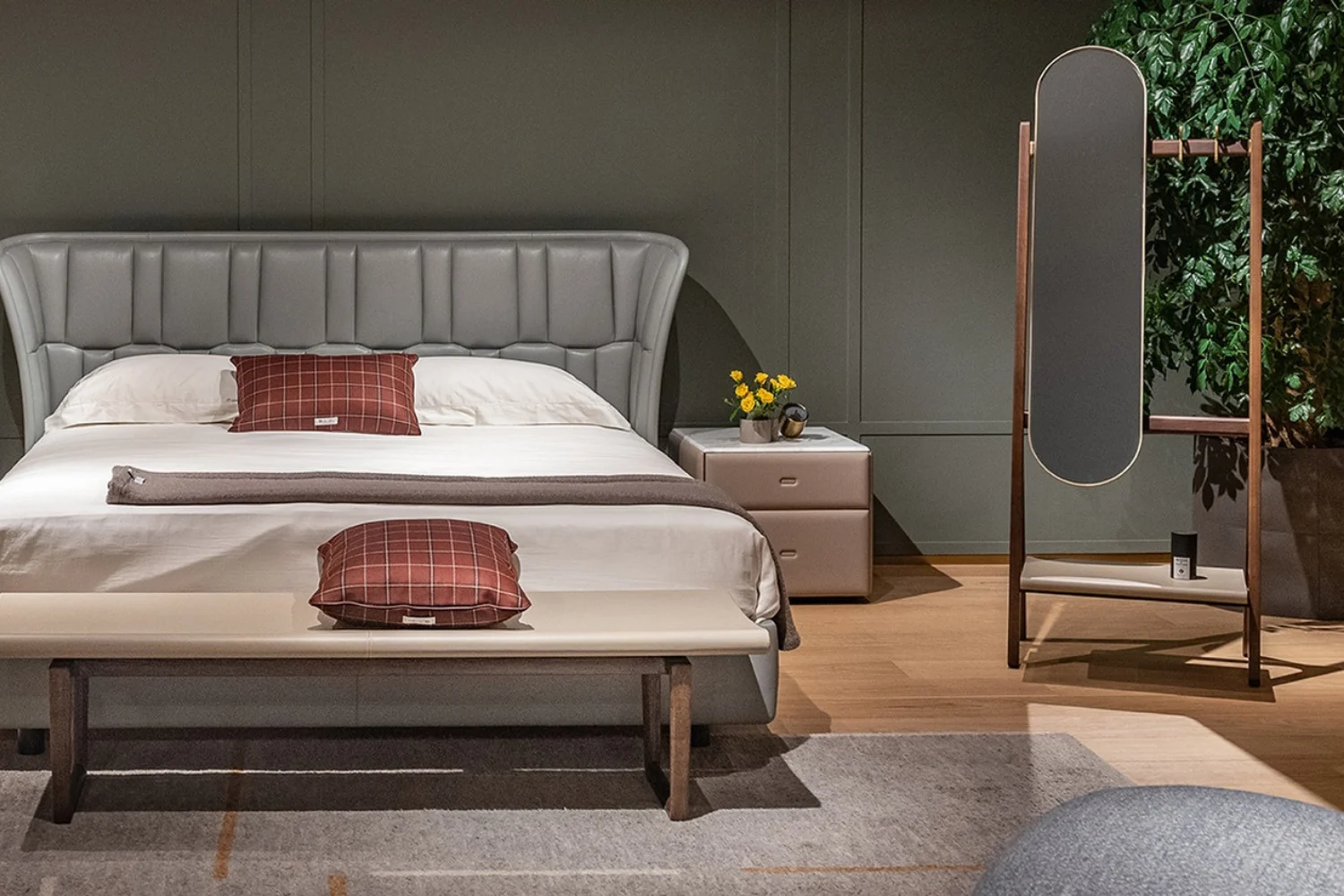 Espelho de Chão Ren com Cabides 4