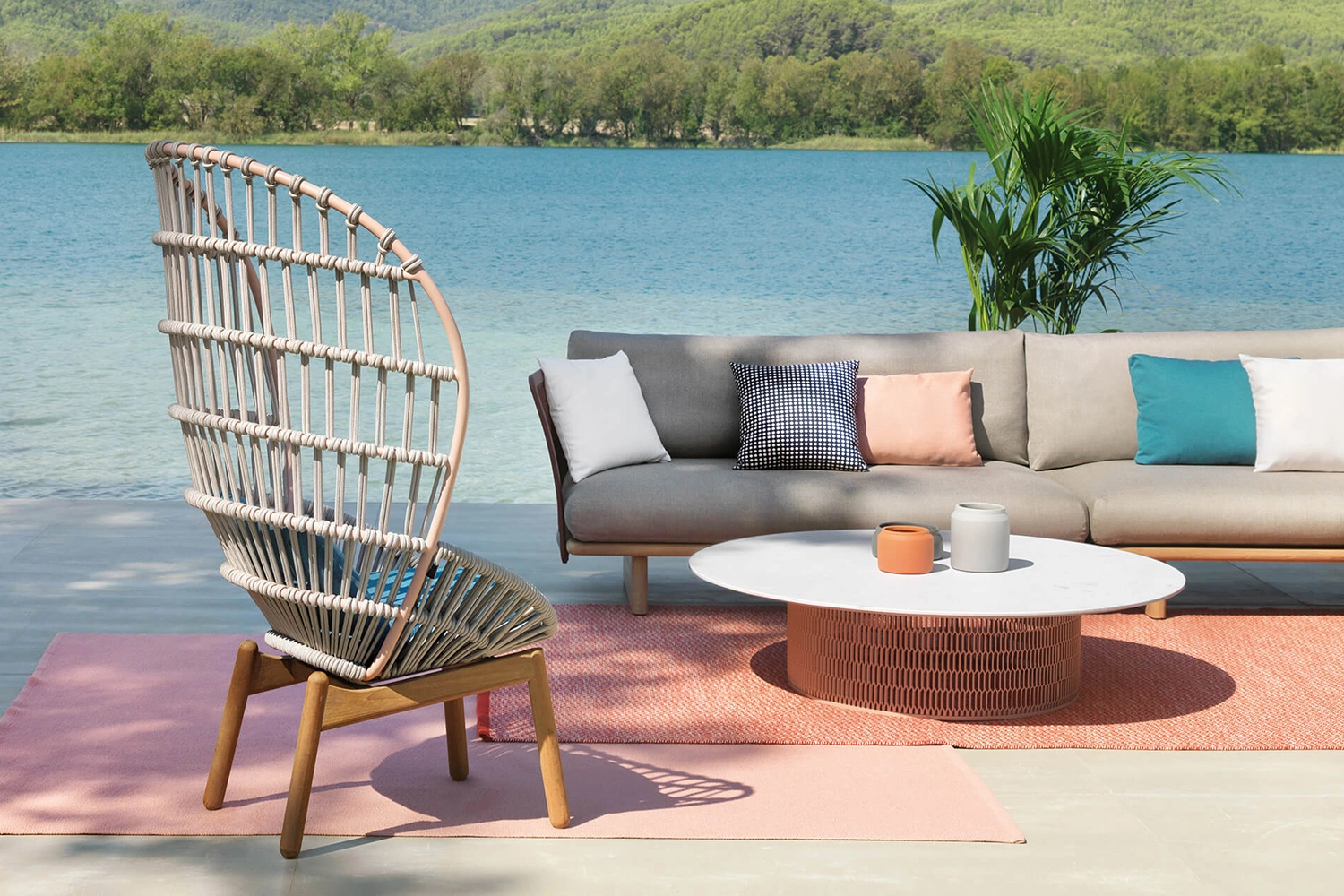 Poltrona Cala Club Teak Legs