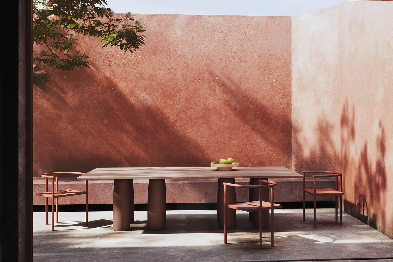 Mesa de Jantar IL Colonnato Minera Stone