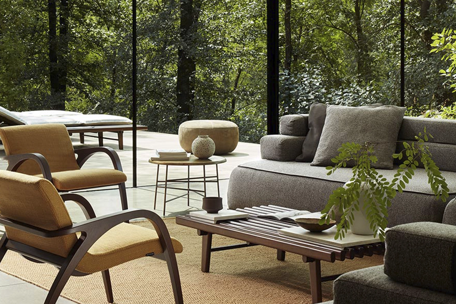 Mesa de centro e banqueta 10th Star'