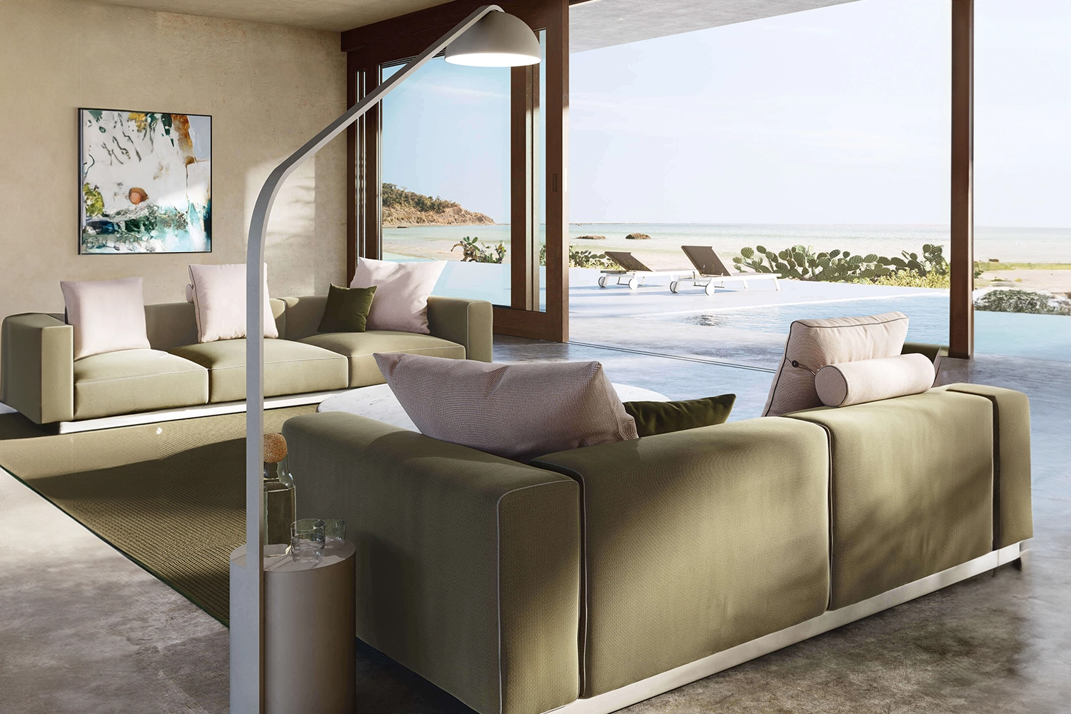 Luminária de Piso Half Dome