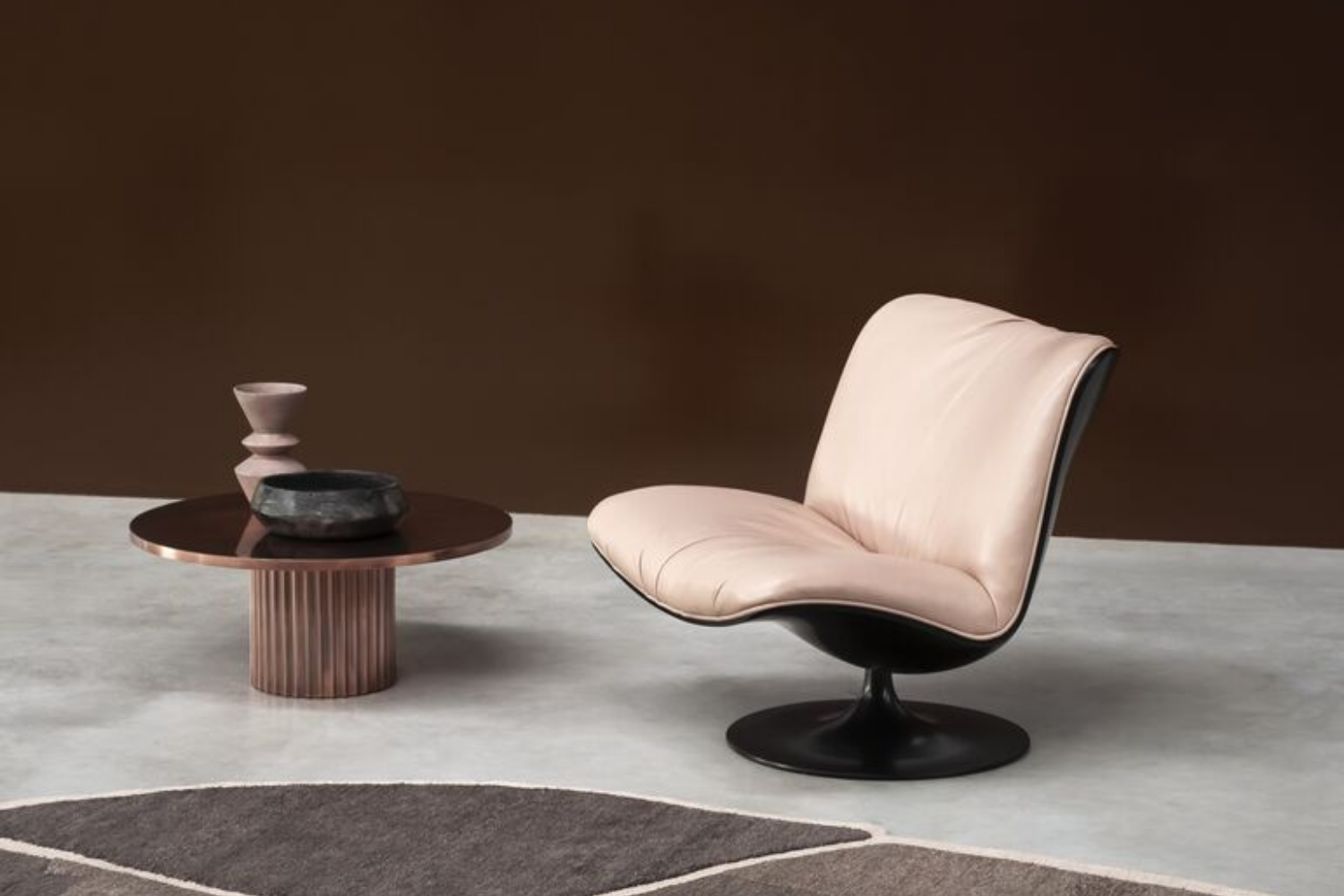 Poltrona Marilyn Bergère giratória Poltrona de Luxo