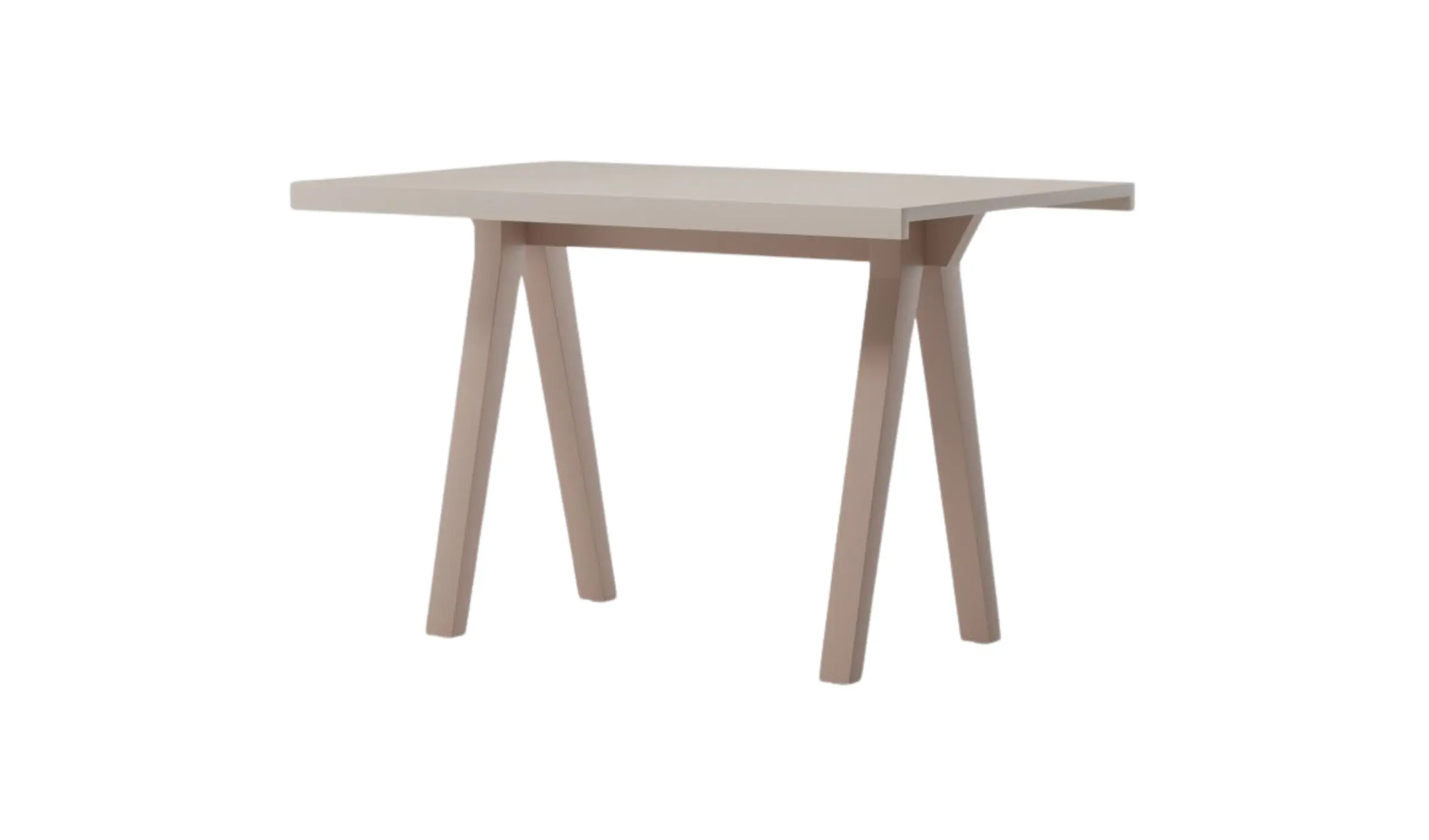 Mesa de Apoio Maia Aluminium e Teak