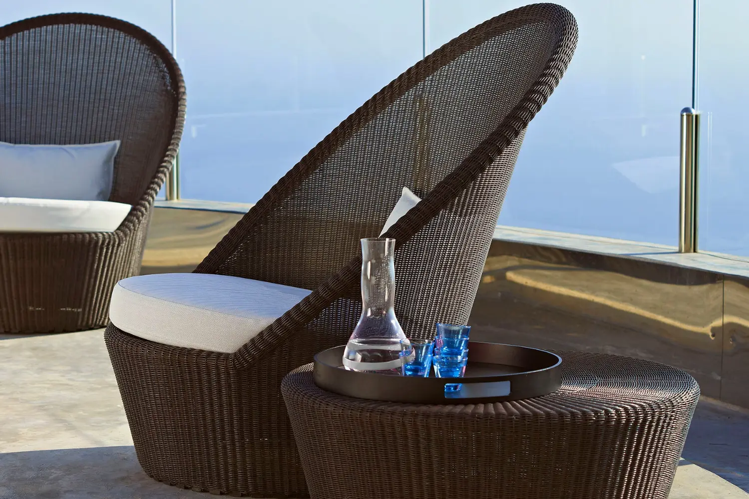 Poltrona Kingston com Rodinhas''