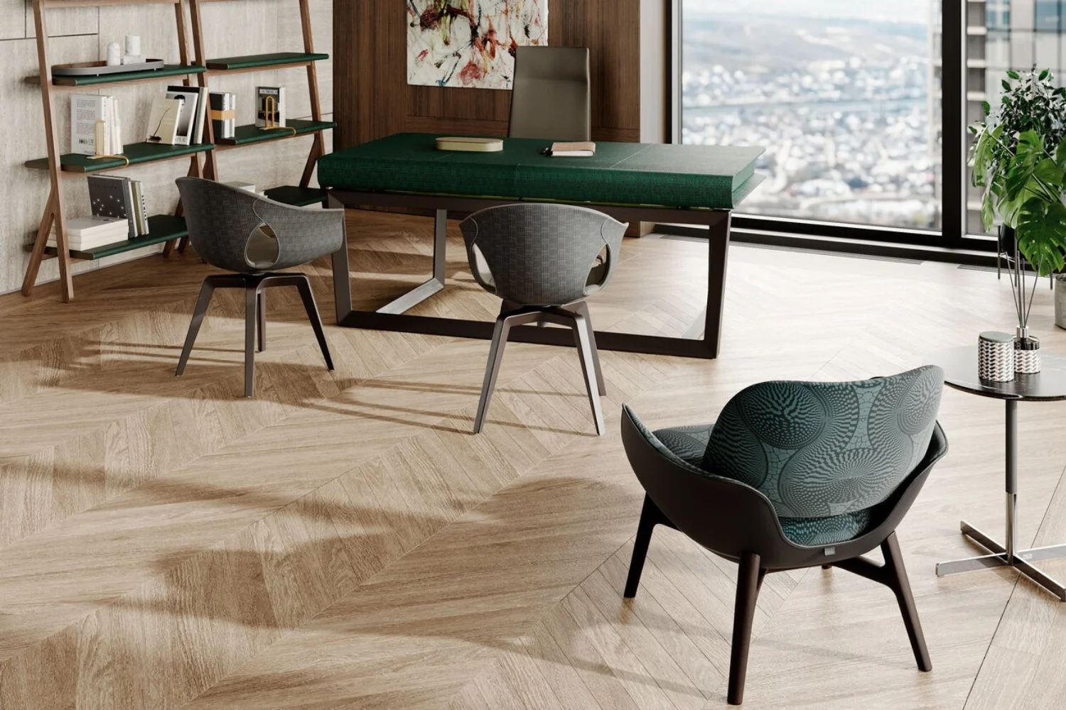 Cadeira Ginger Ozwald Boateng X Poltrona Frau 3