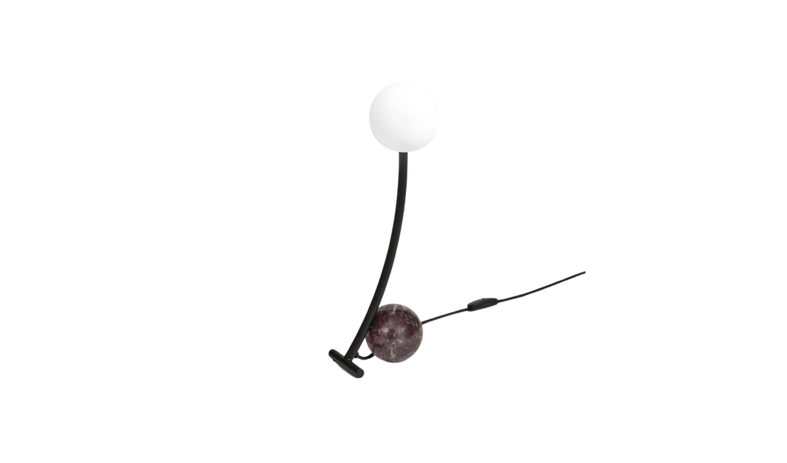 luminaria de mesa materica