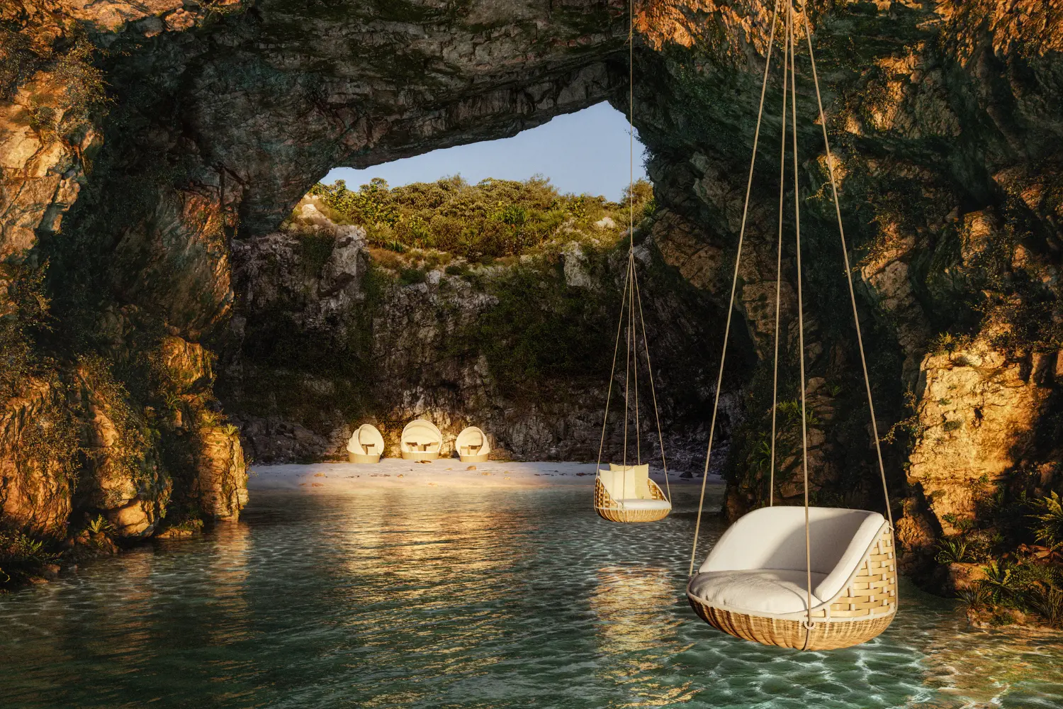 Poltrona Swingrest suspensa'