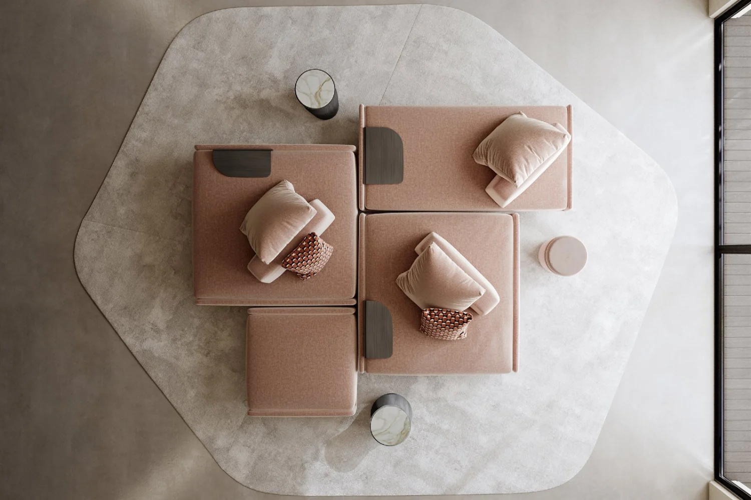 Sofá Lilas Mosaïque 11