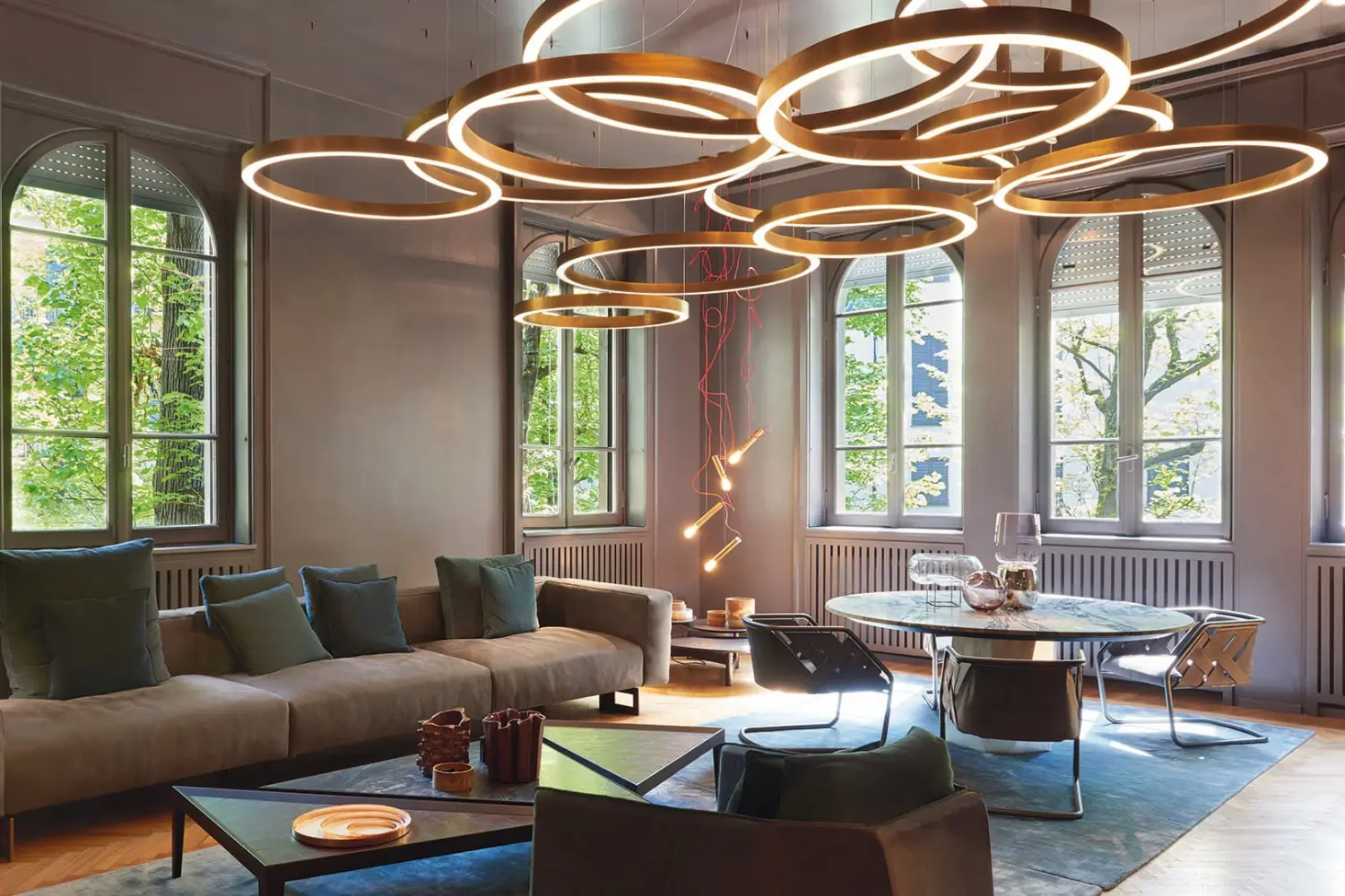 luminaria light ring horizontal