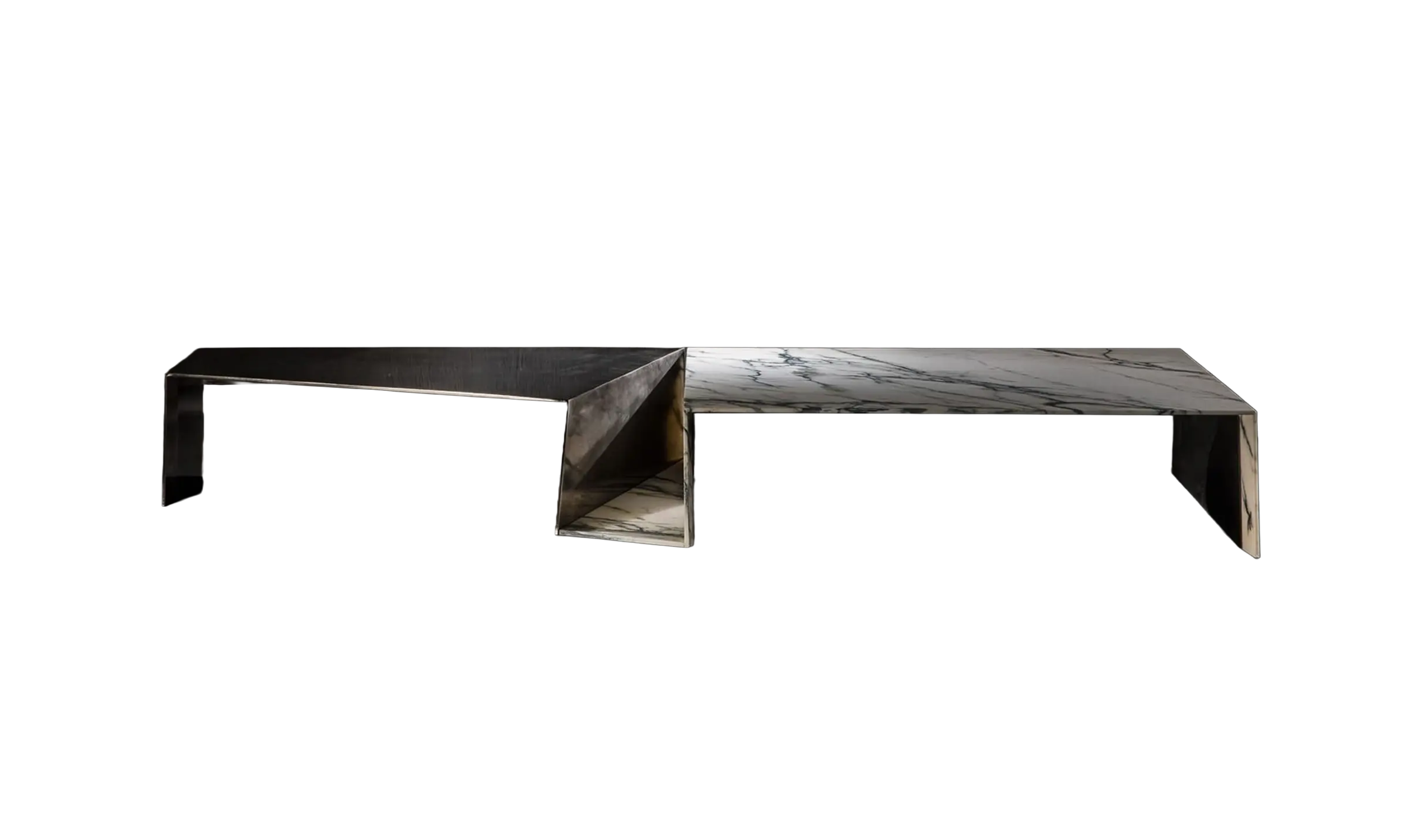 mesa de centro origami