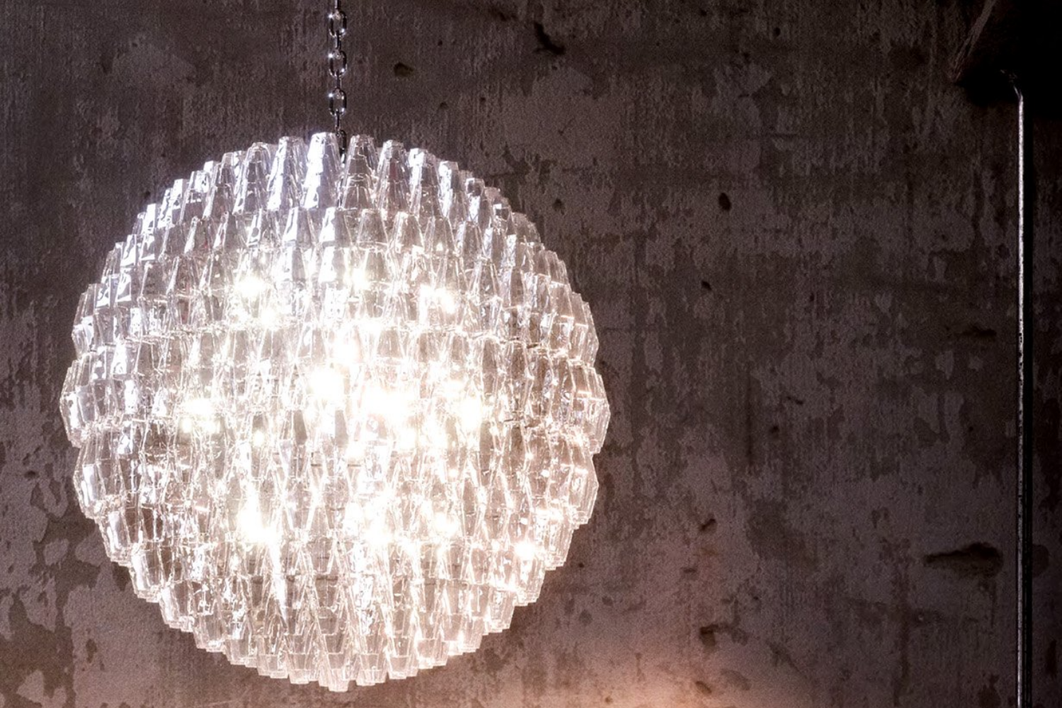 Luminária Suspensa Poliedri Sfera'