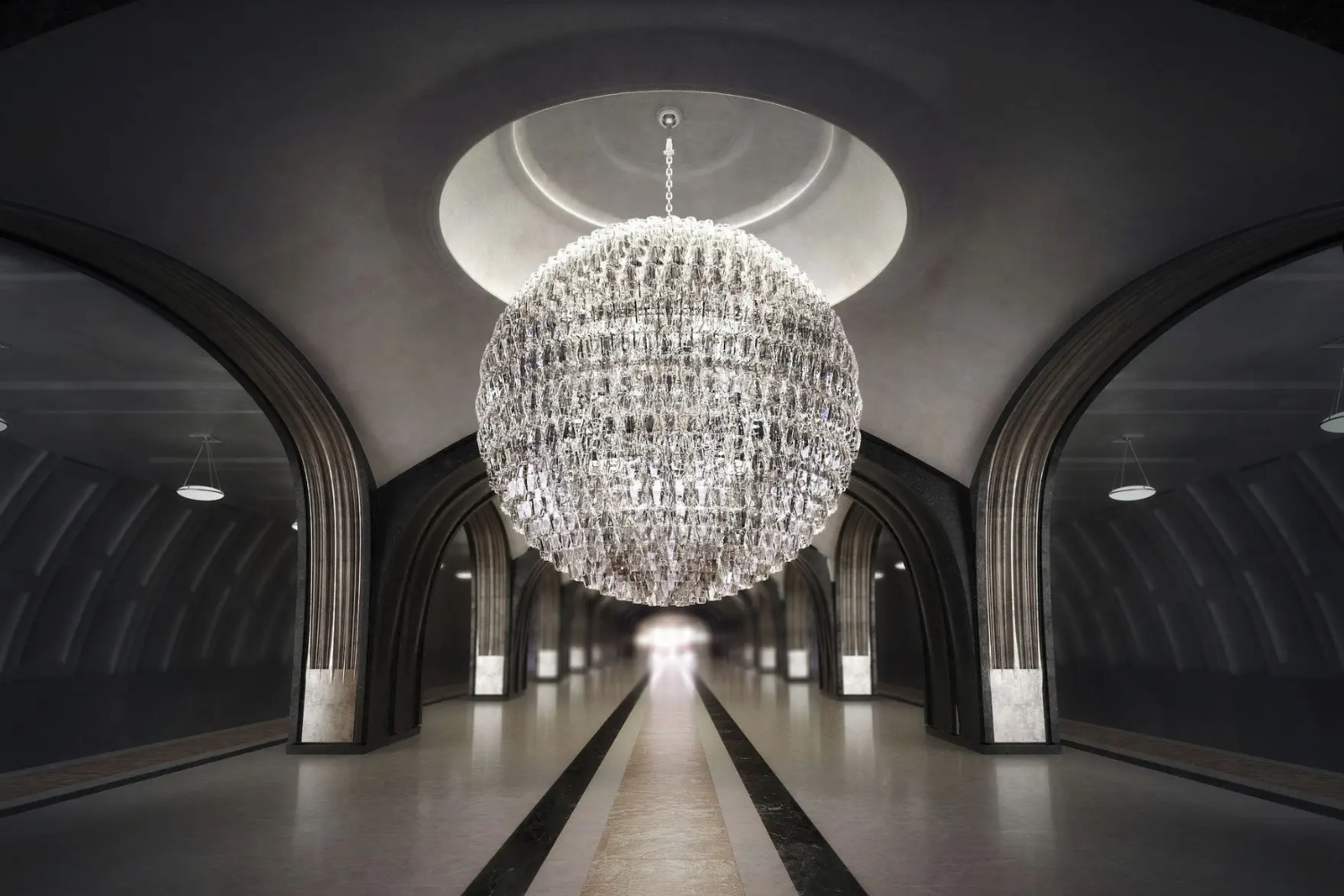 Luminária Suspensa Poliedri Sfera''