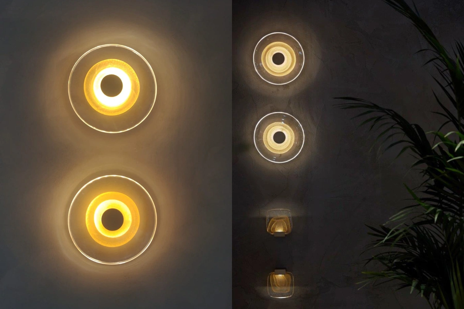 Arandela Golden Disc 4