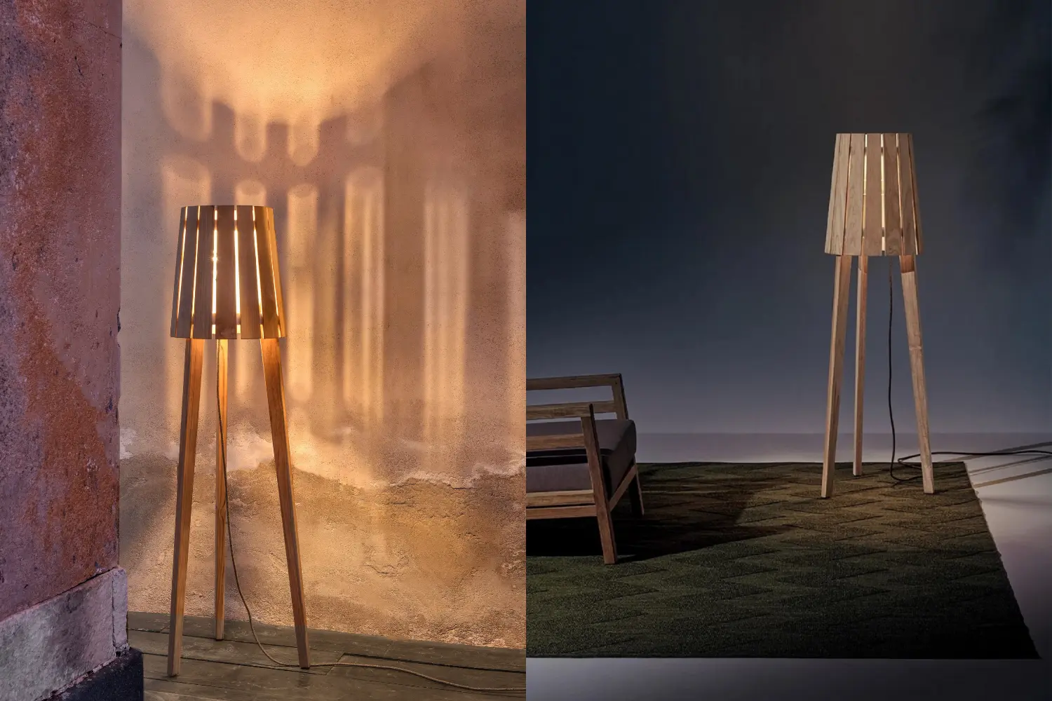 Luminária de Piso Woody1