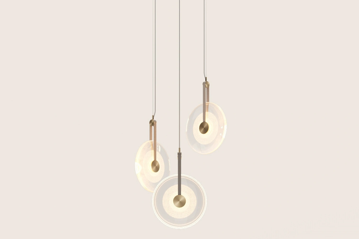 Pendente Golden Disc 1