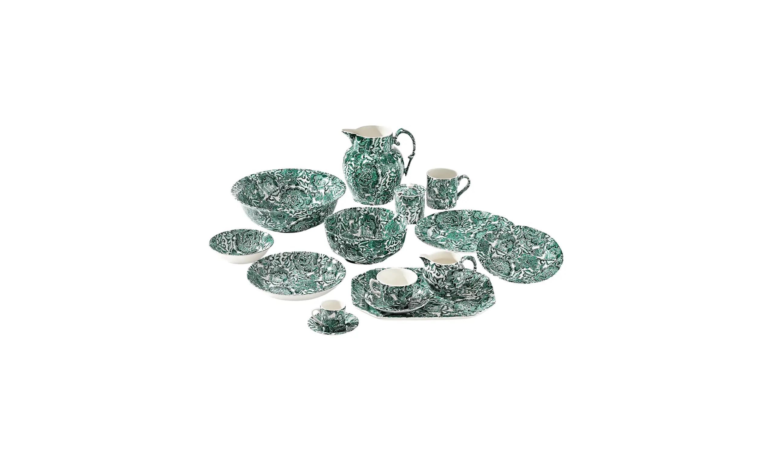 Conjunto de Louça Faded Peony