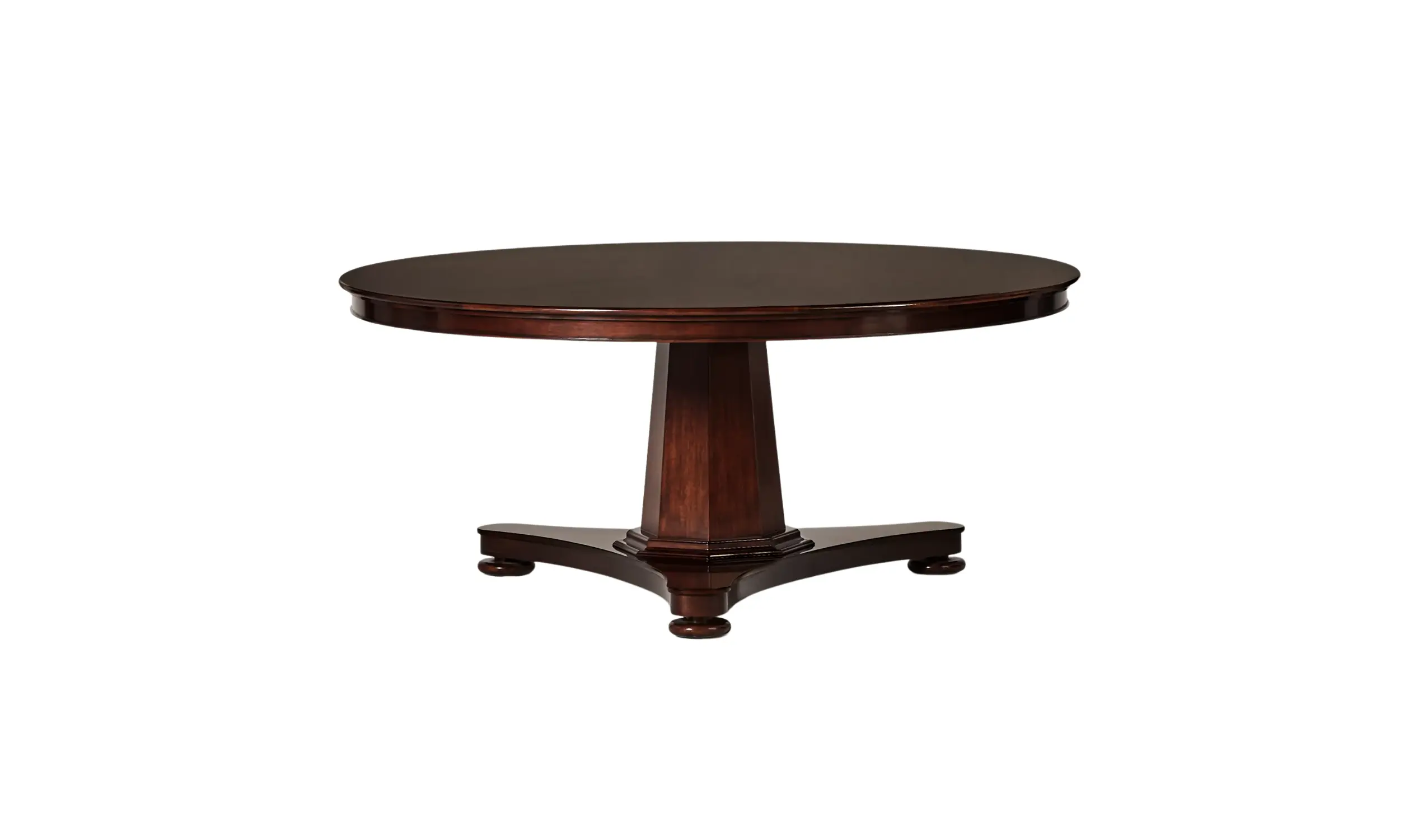 Mesa de Jantar Hoffman Round Mahogany