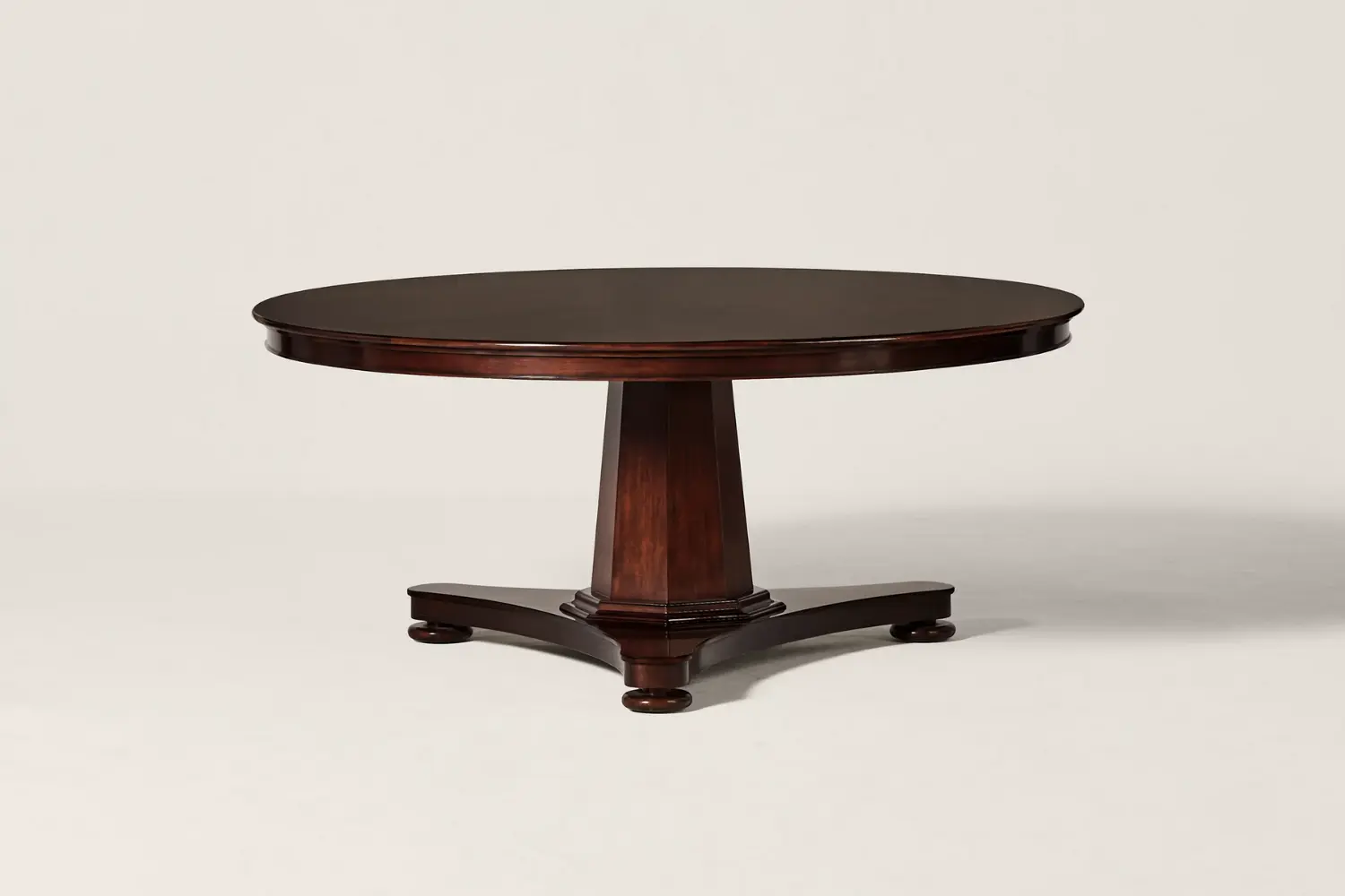 Mesa de Jantar Hoffman Round Mahogany1