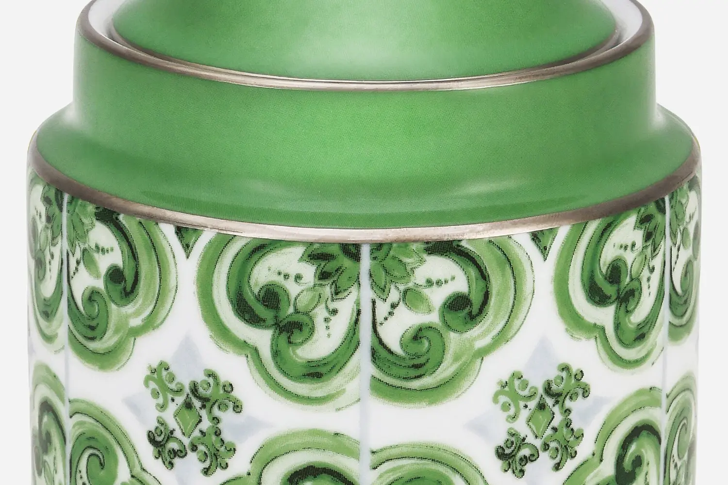 Açucareiro de Porcelana Verde Maiolica2