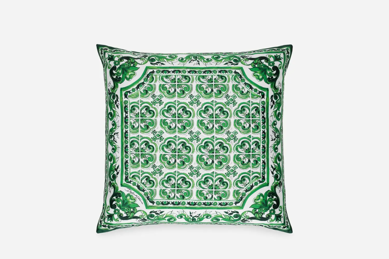 Almofada Verde Maiolica2