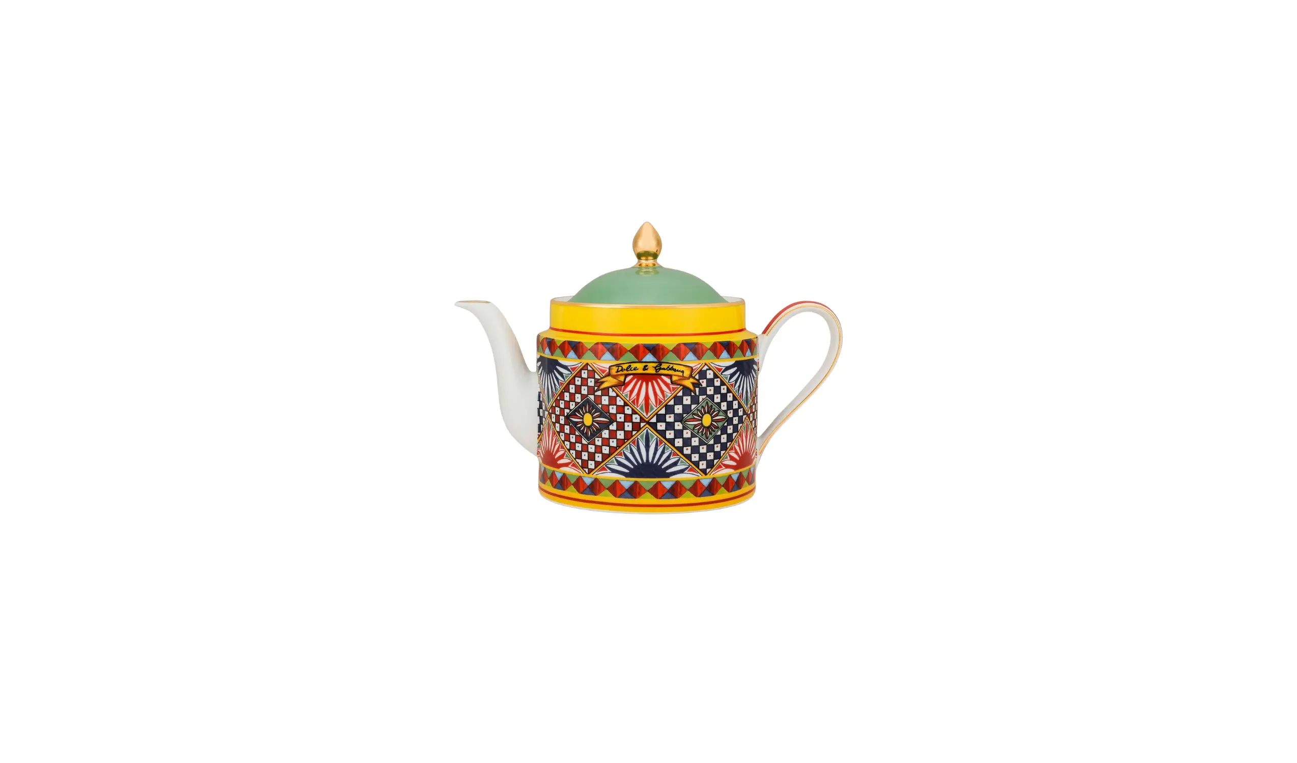 Bule de Porcelana Carretto Sicilano