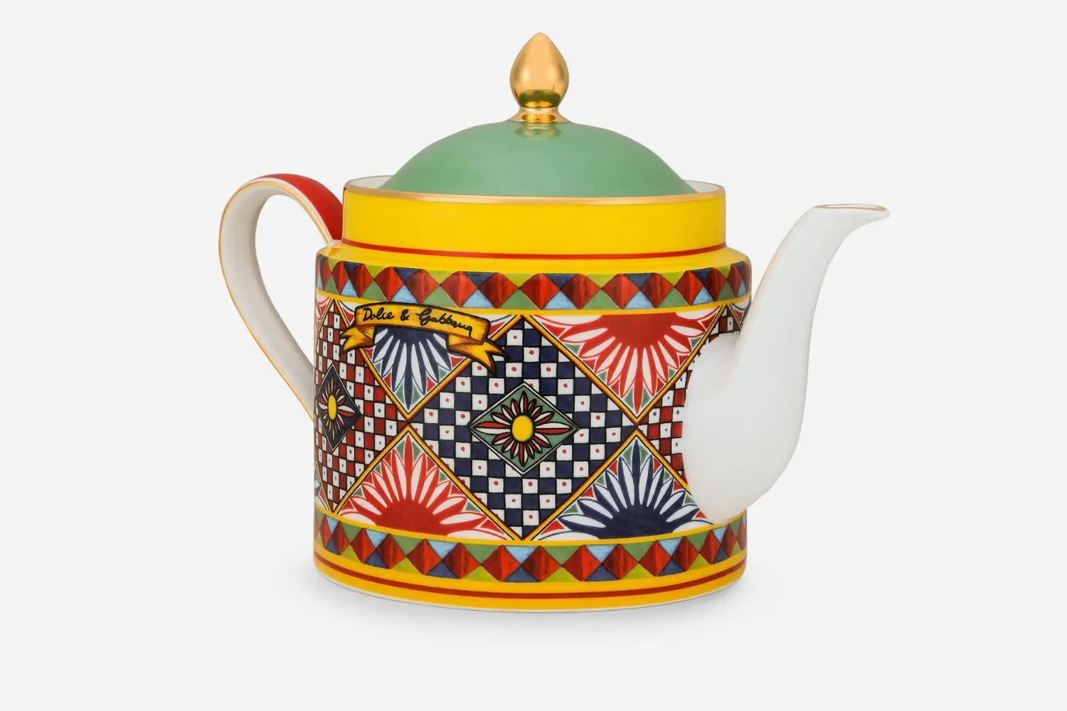 Bule de Porcelana Carretto Sicilano1