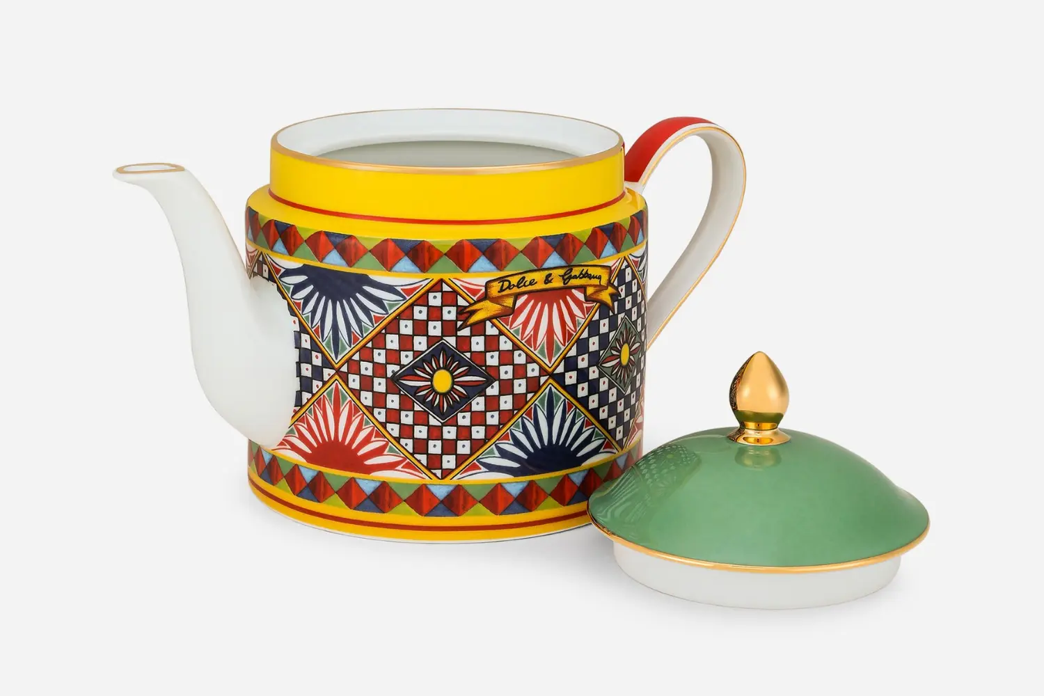 Bule de Porcelana Carretto Sicilano2