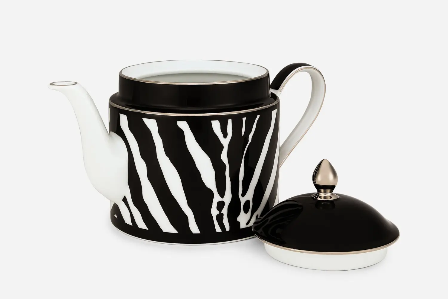 Bule de Porcelana Zebra2