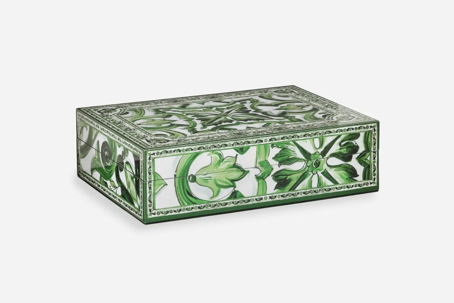 Caixa de Acrílico Verde Maiolica1