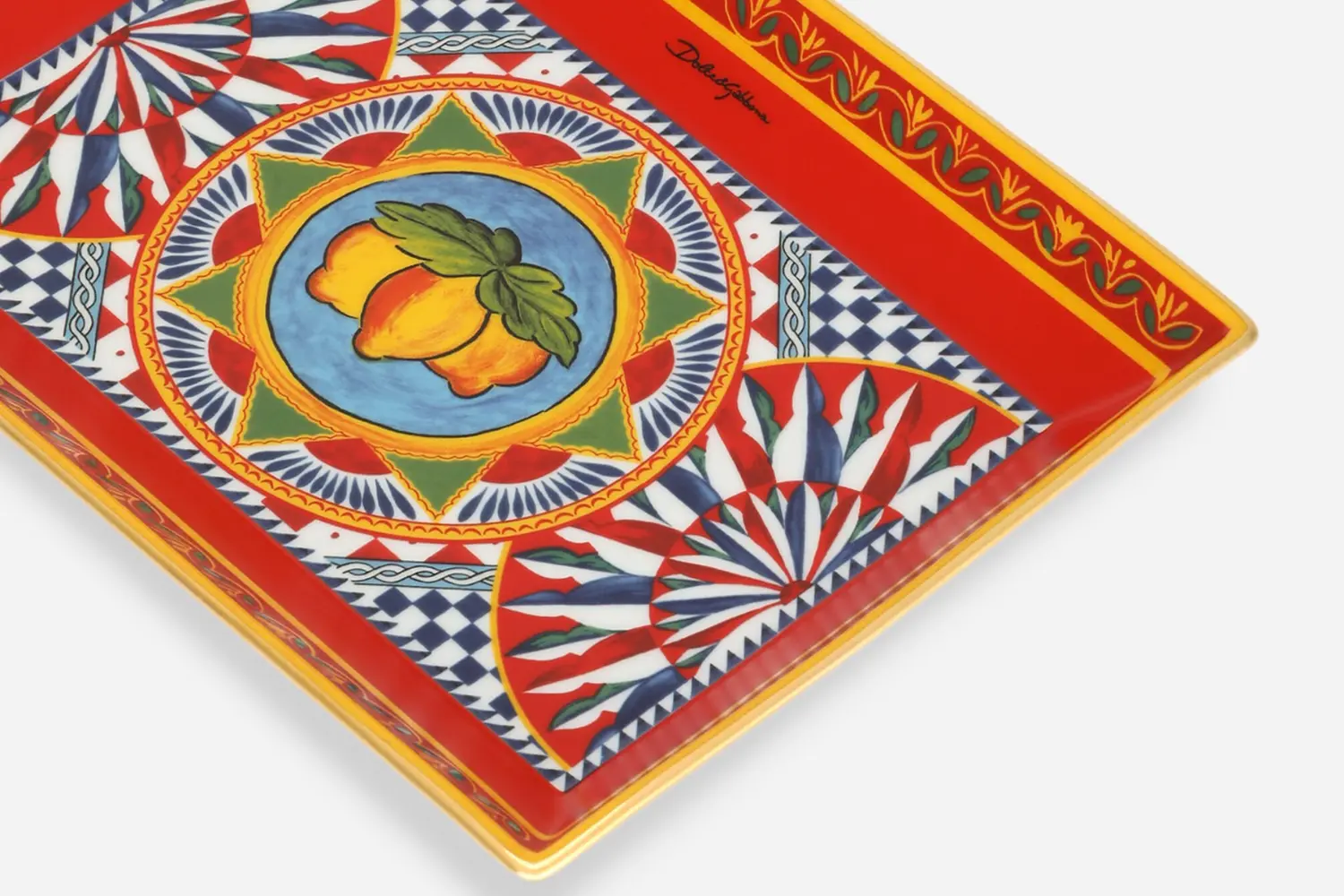 Conjunto de Bandejas de Porcelana Carretto Sicilano1