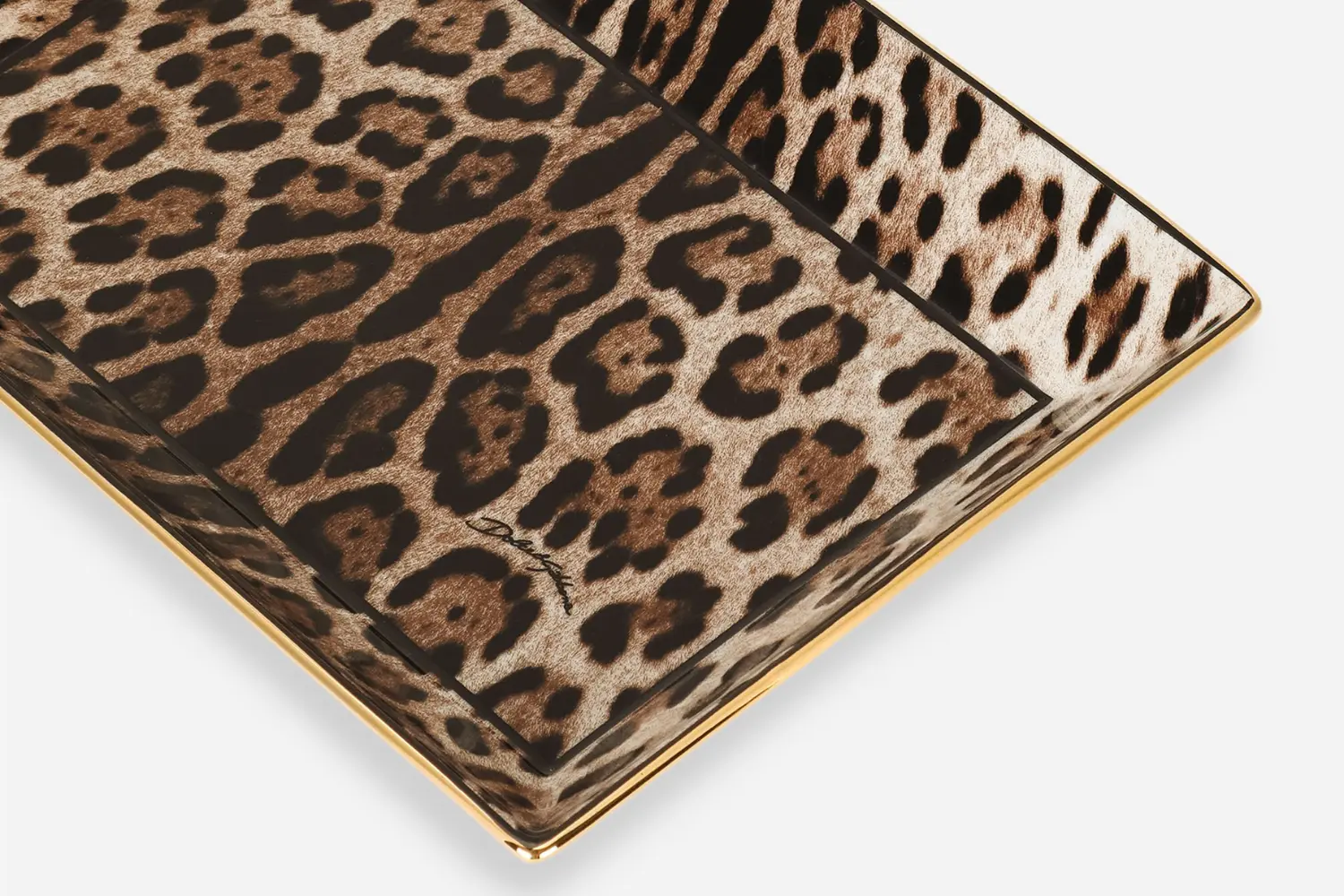 Conjunto de Bandejas de Porcelana Leopardo1