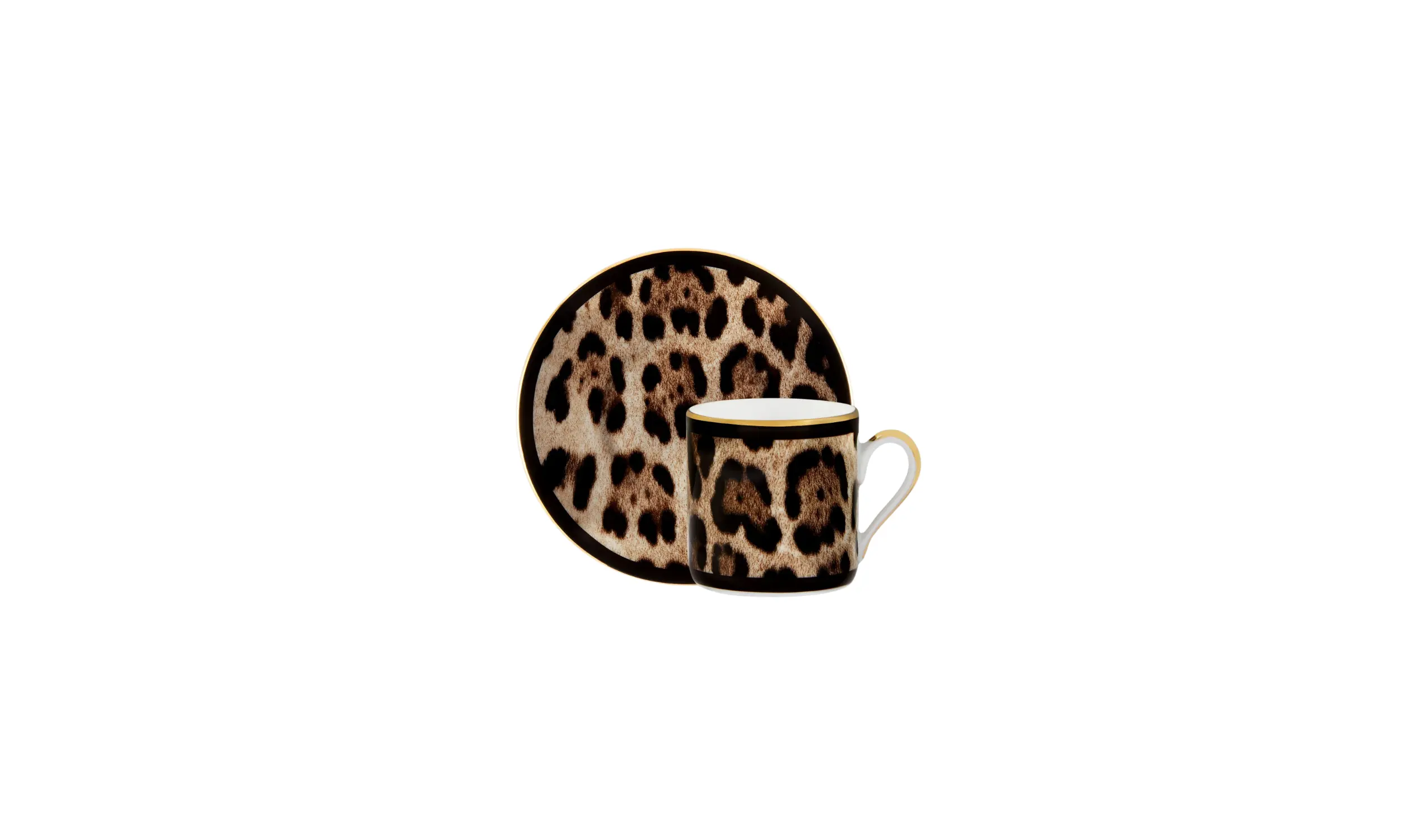 Conjunto de Café Leopardo