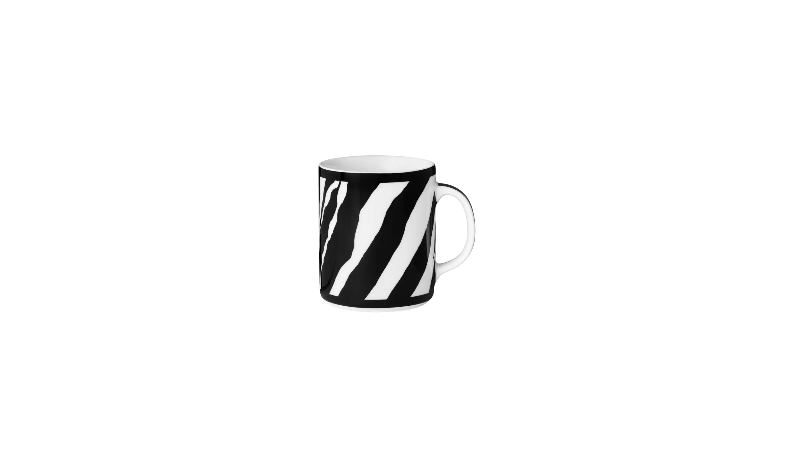 Conjunto de Canecas de Porcelana Zebra