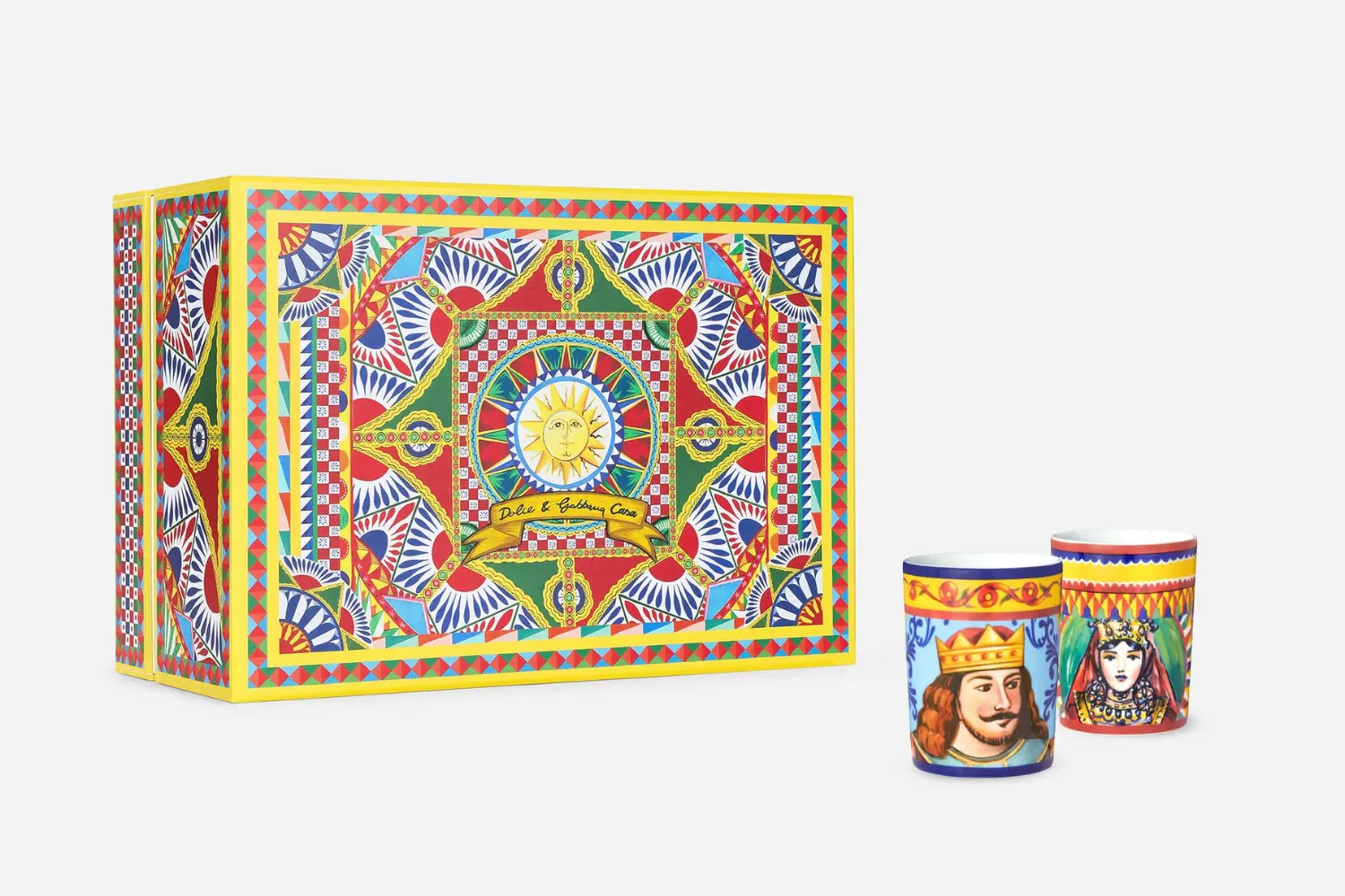 Conjunto de Copos de Porcelana Carretto Sicilano3