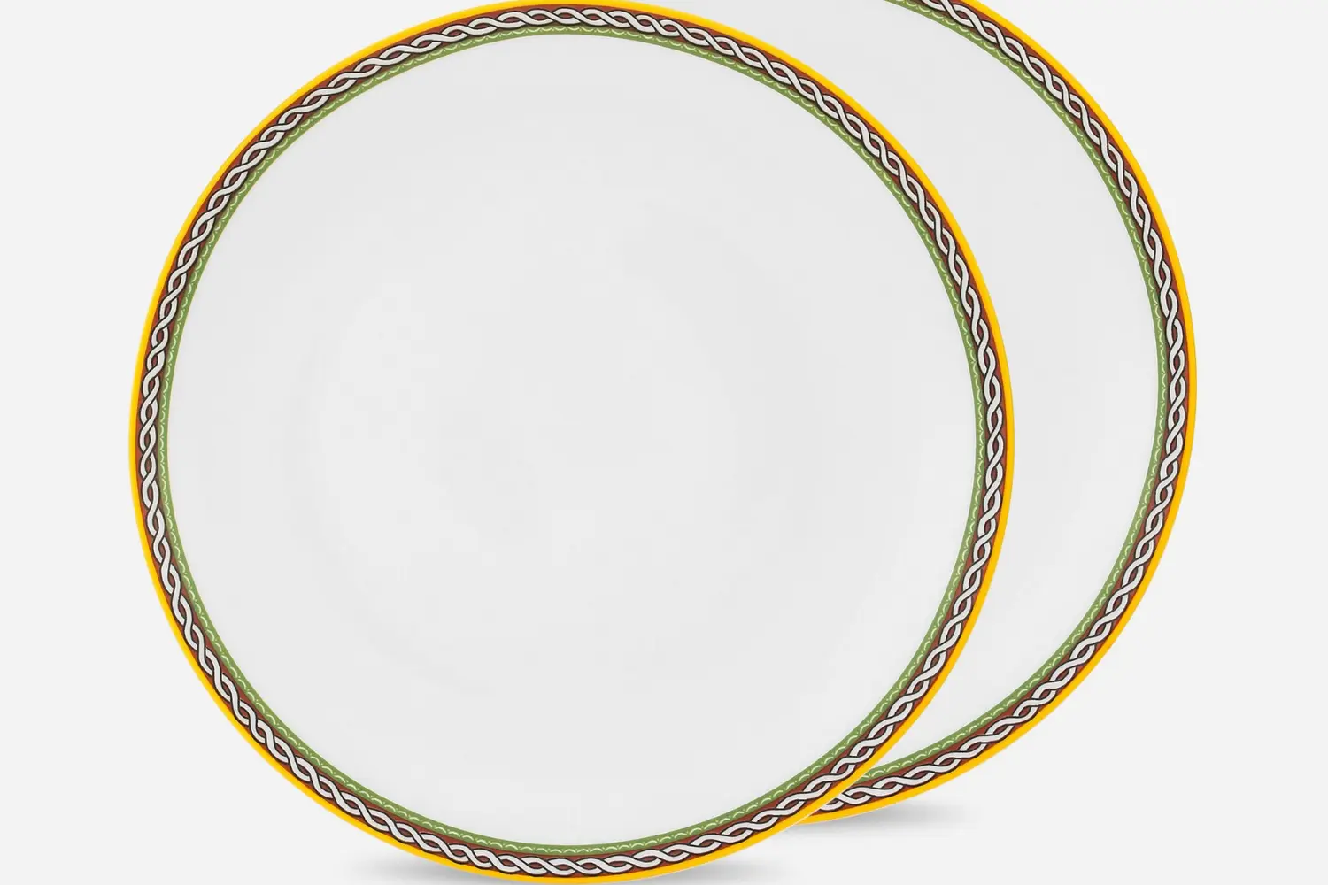 Conjunto de Pratos de Porcelana Carretto Sicilano1