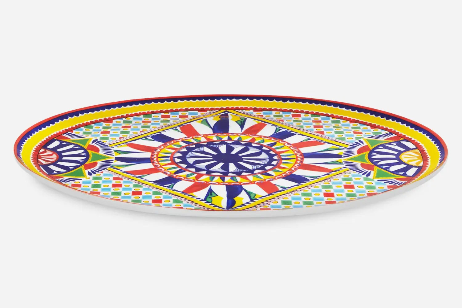 Conjunto de Pratos de Porcelana Carretto Sicilano13