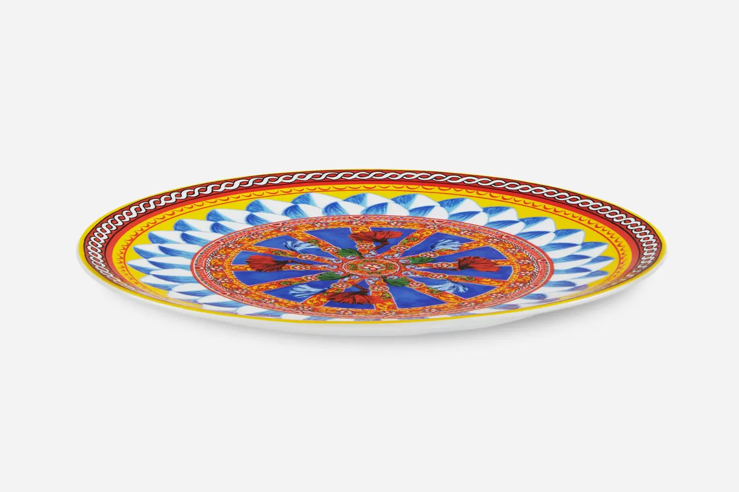 Conjunto de Pratos de Porcelana Carretto Sicilano14