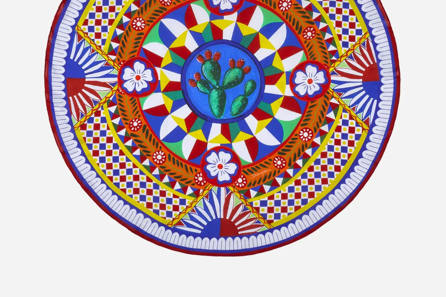 Conjunto de Pratos de Porcelana Carretto Sicilano15