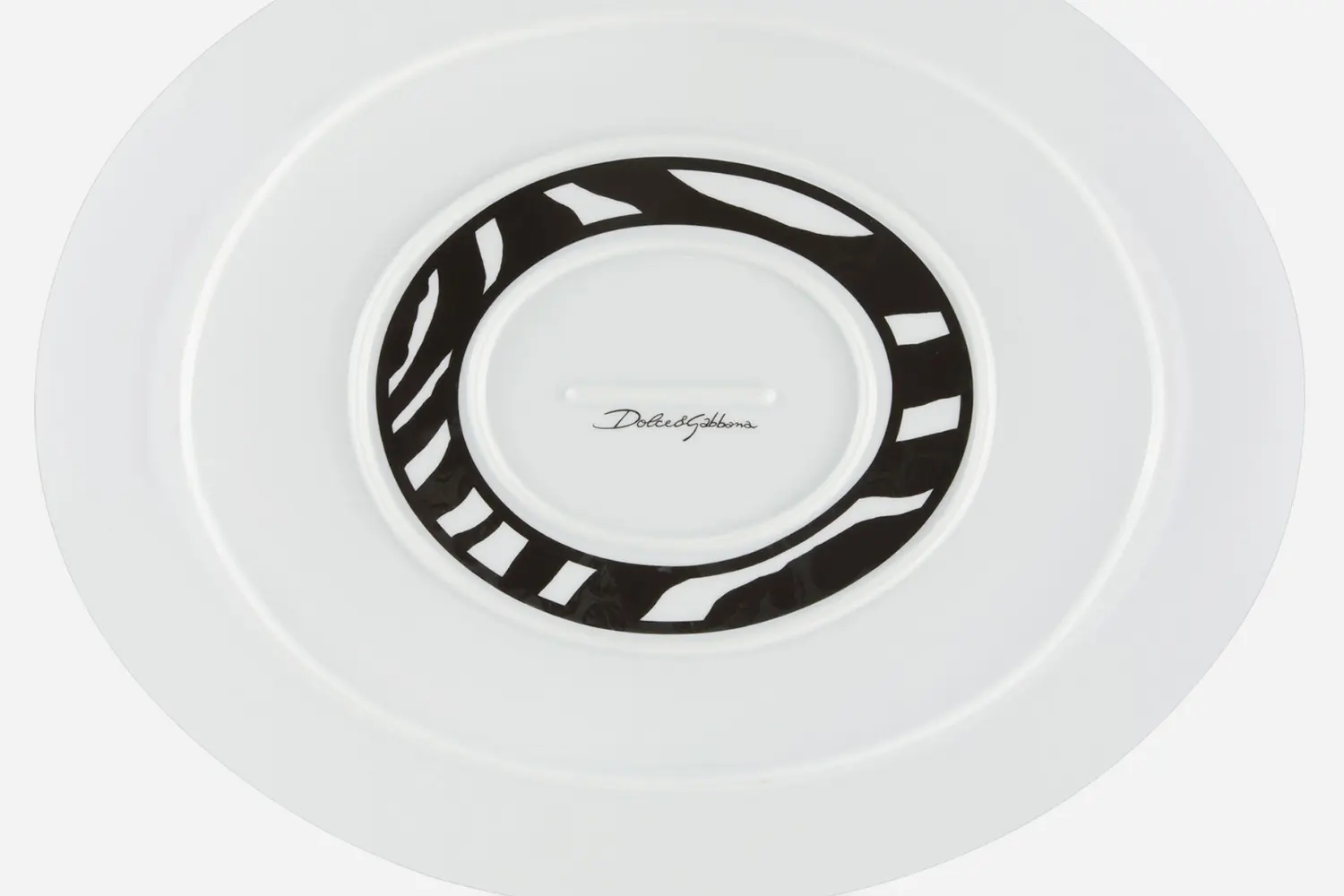 Conjunto de Pratos de Porcelana Zebra2