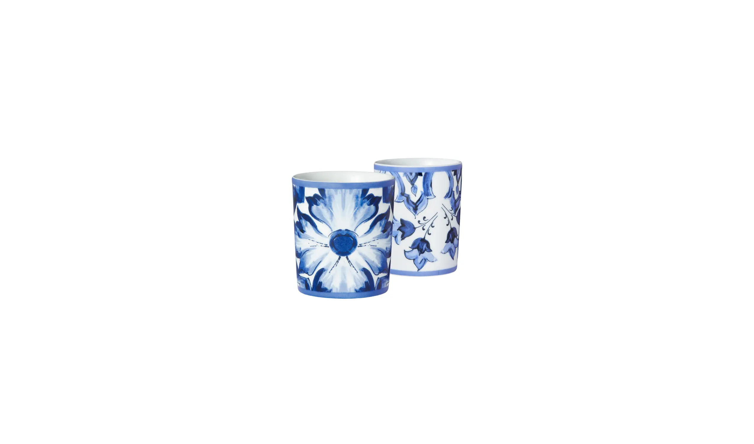 Copos de Porcelana Blu Meditarraneo