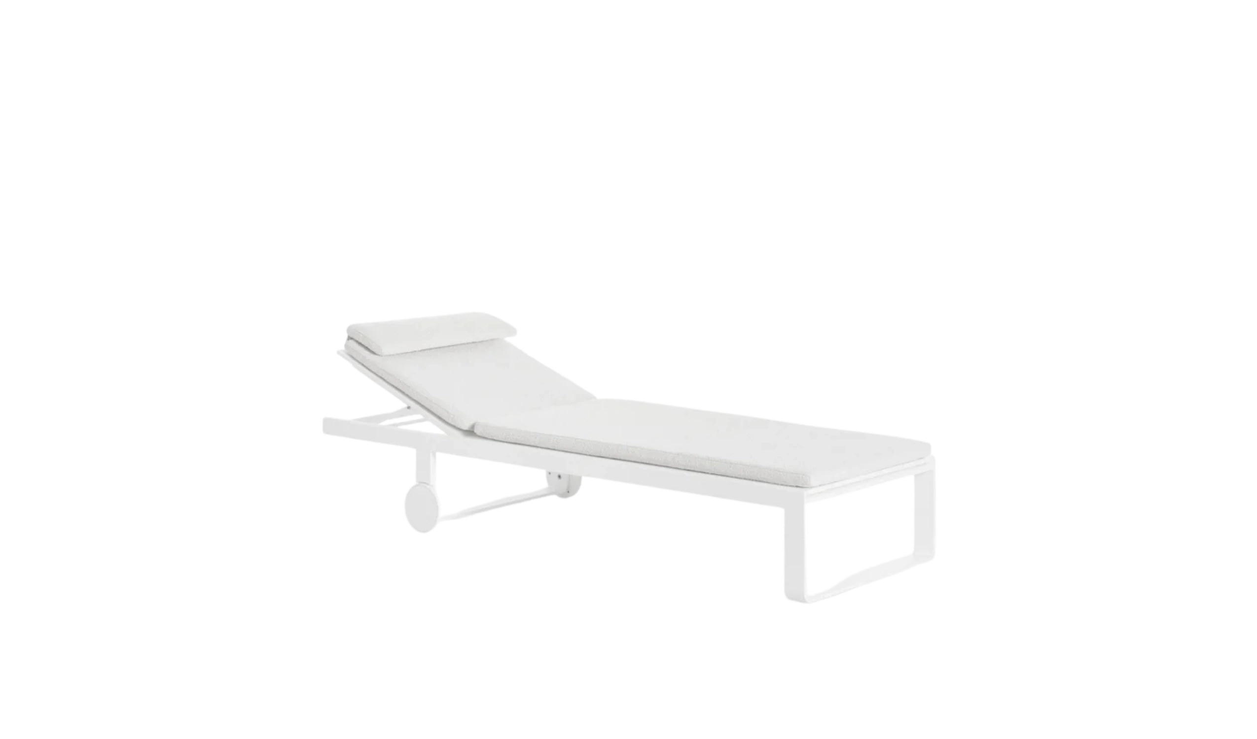 Flat High chaise lounge 01