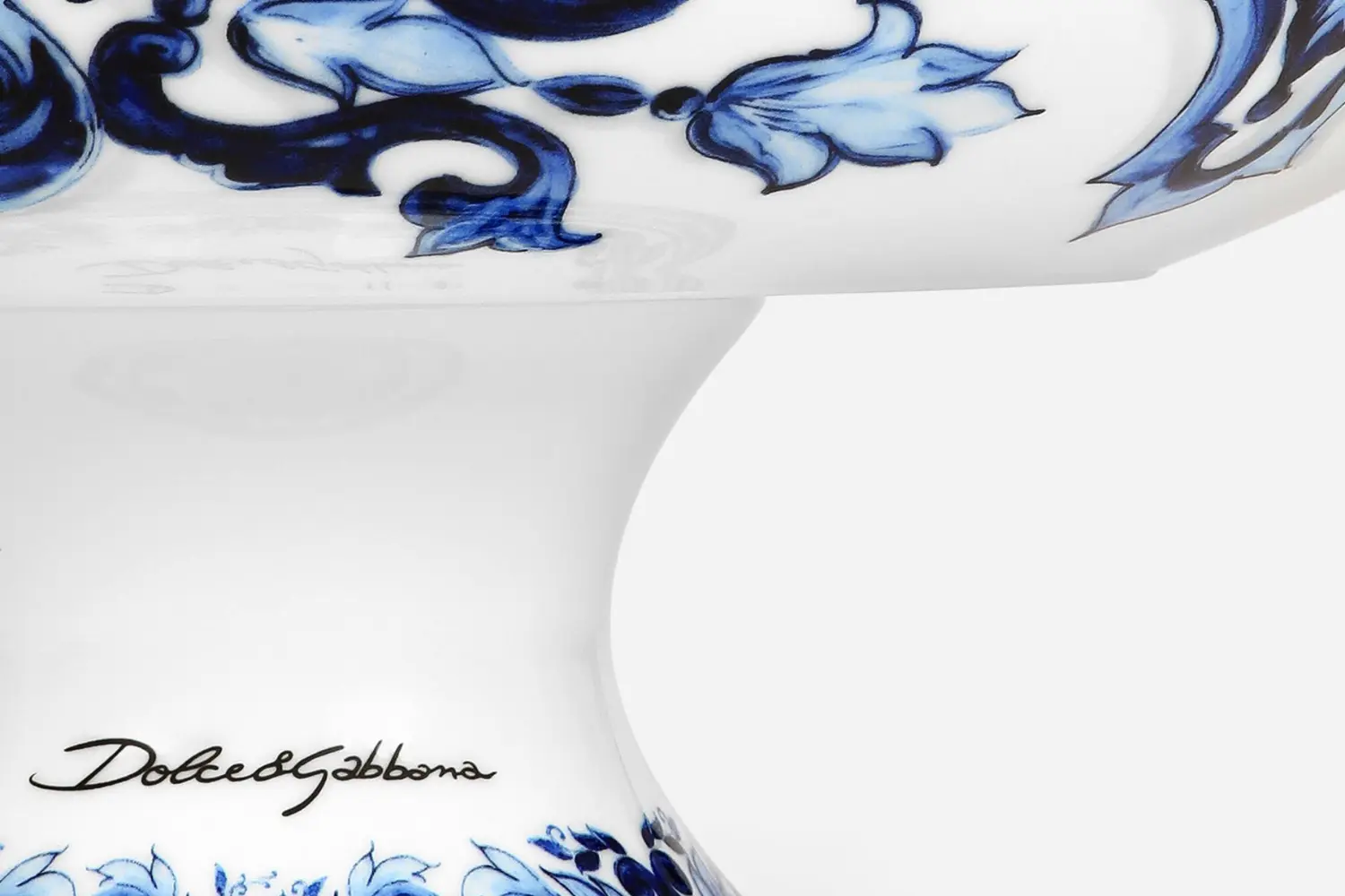 Fruteira de Porcelana Blu Meditarraneo2