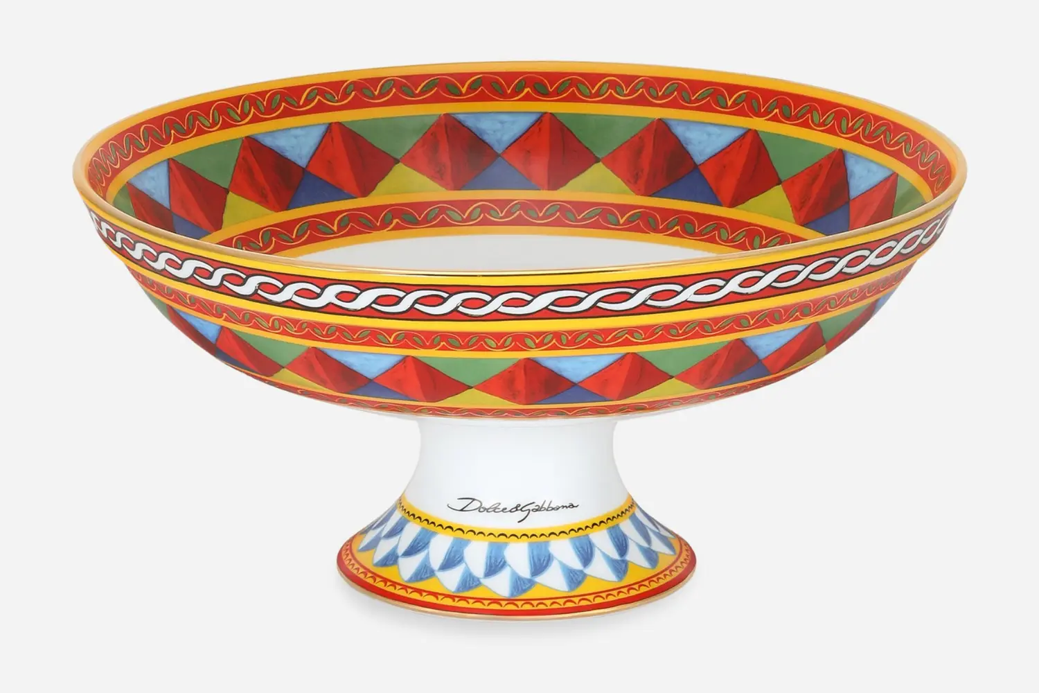 Fruteira de Porcelana Carretto Sicilano1