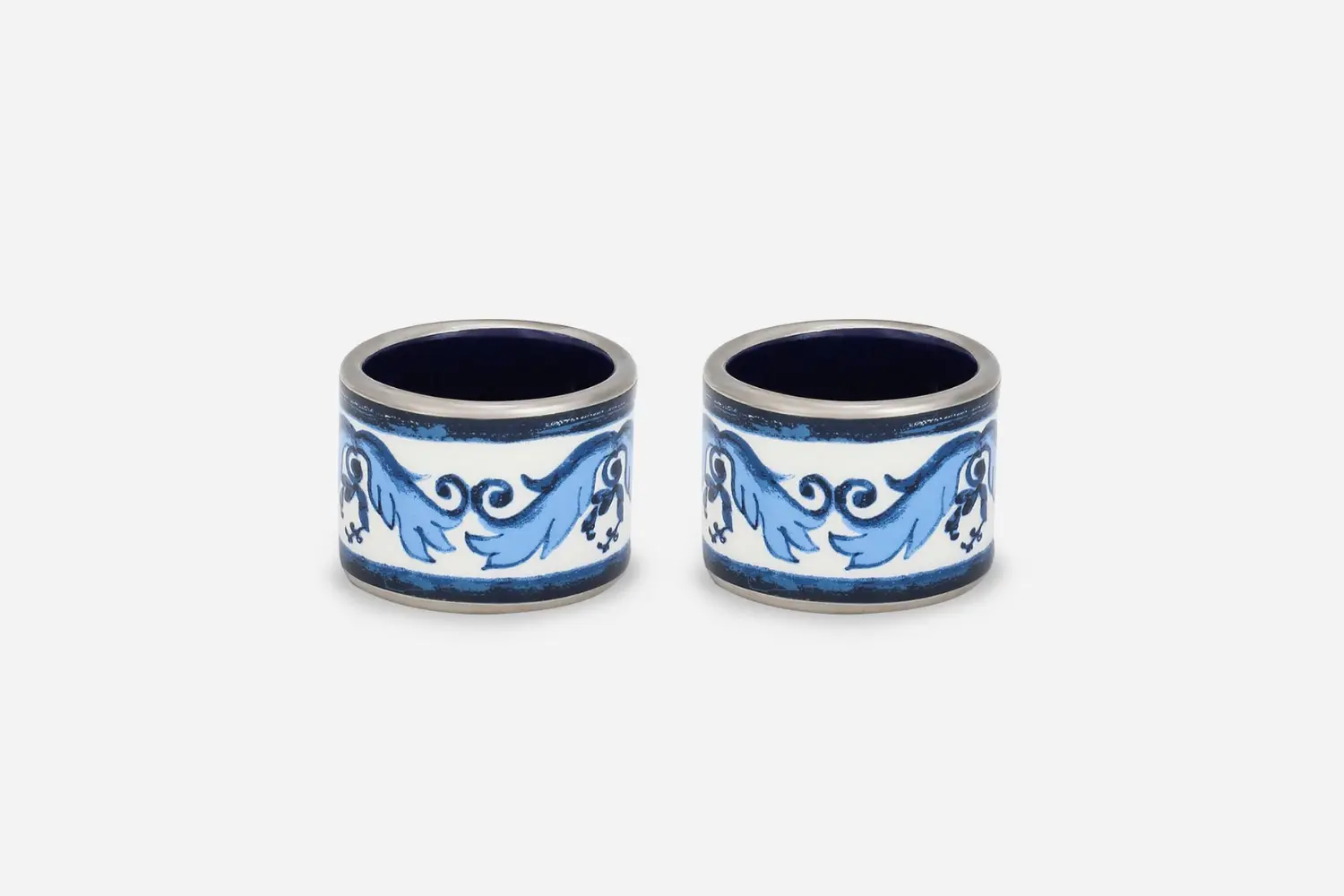 Porta Guardanapos de Porcelana Blu Meditarraneo2