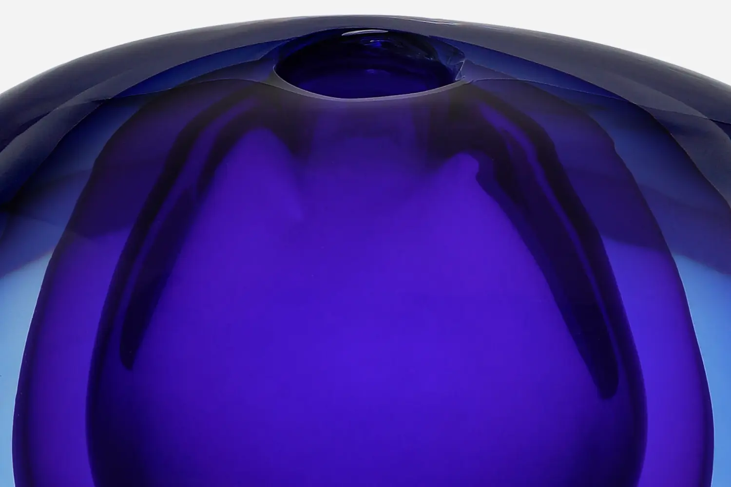 Vaso Redondo de Vidro Murano2