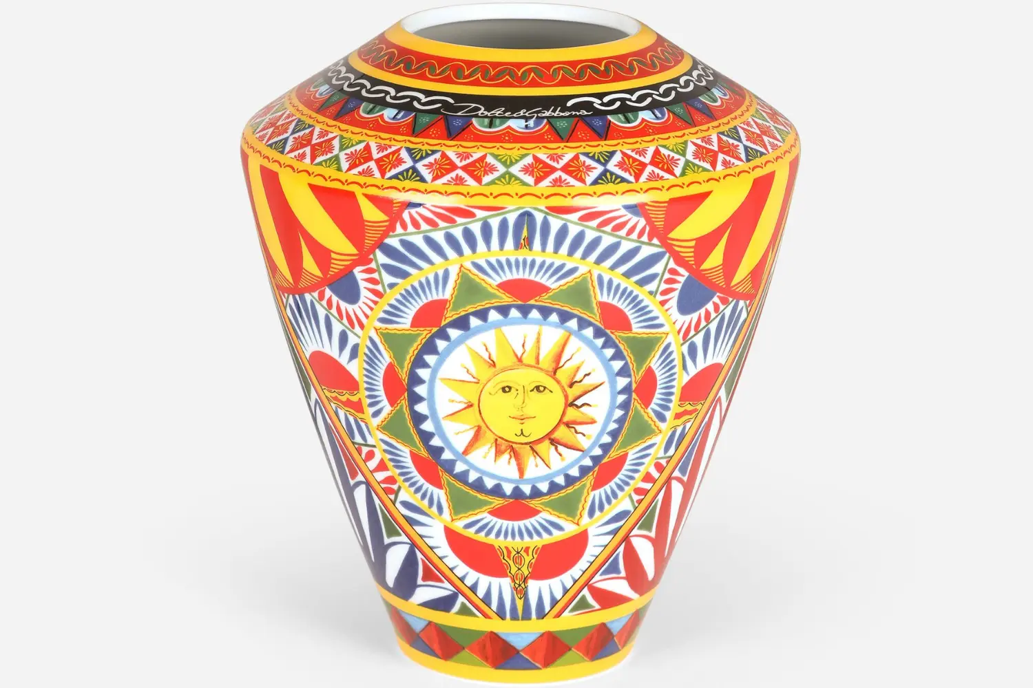 Vaso de Porcelana Amphora Carretto Sicilano1