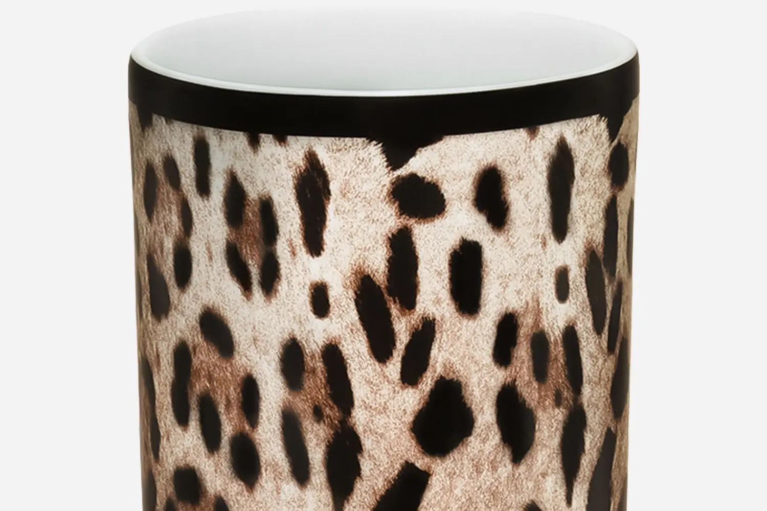 Vaso de Porcelana Cylindrical Leopardo2