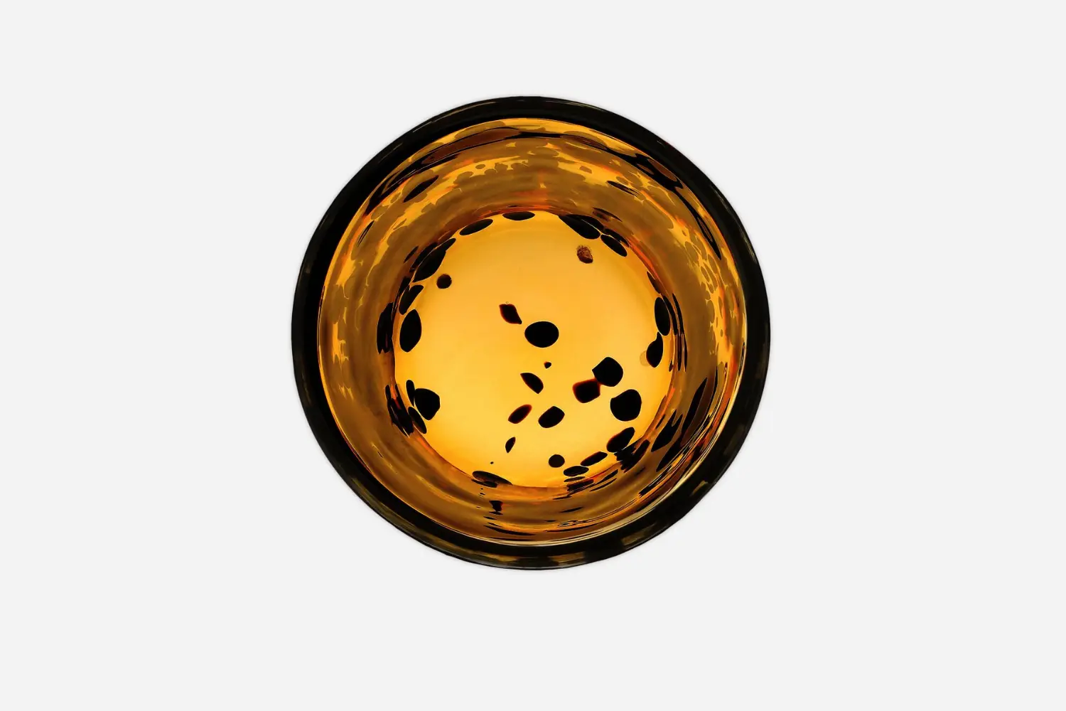 Vaso de Vidro Murano Cylindrical Leopardo3