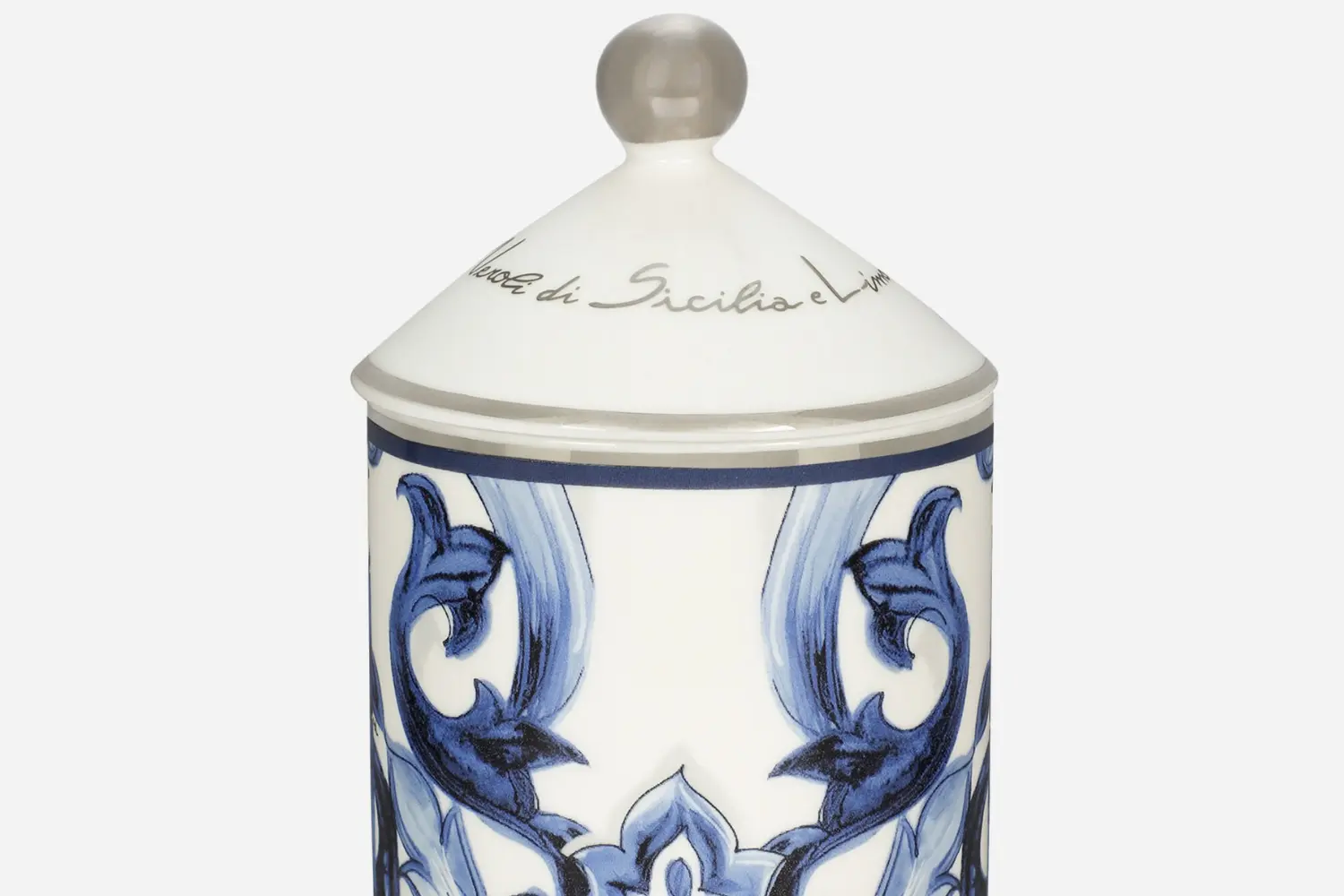 Vela Perfumada de Porcelana Blu Mediterraneo2
